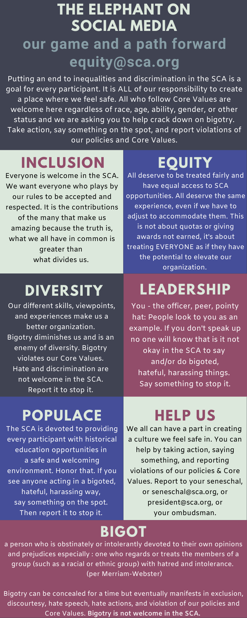 Diversity, Equity, and Inclusion (DEI) Barony of Namron