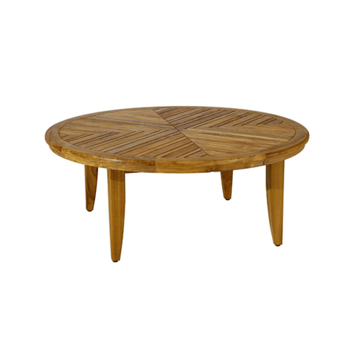 Profil Round Coffee Table Teak Wood Modern Furniture Malaysia