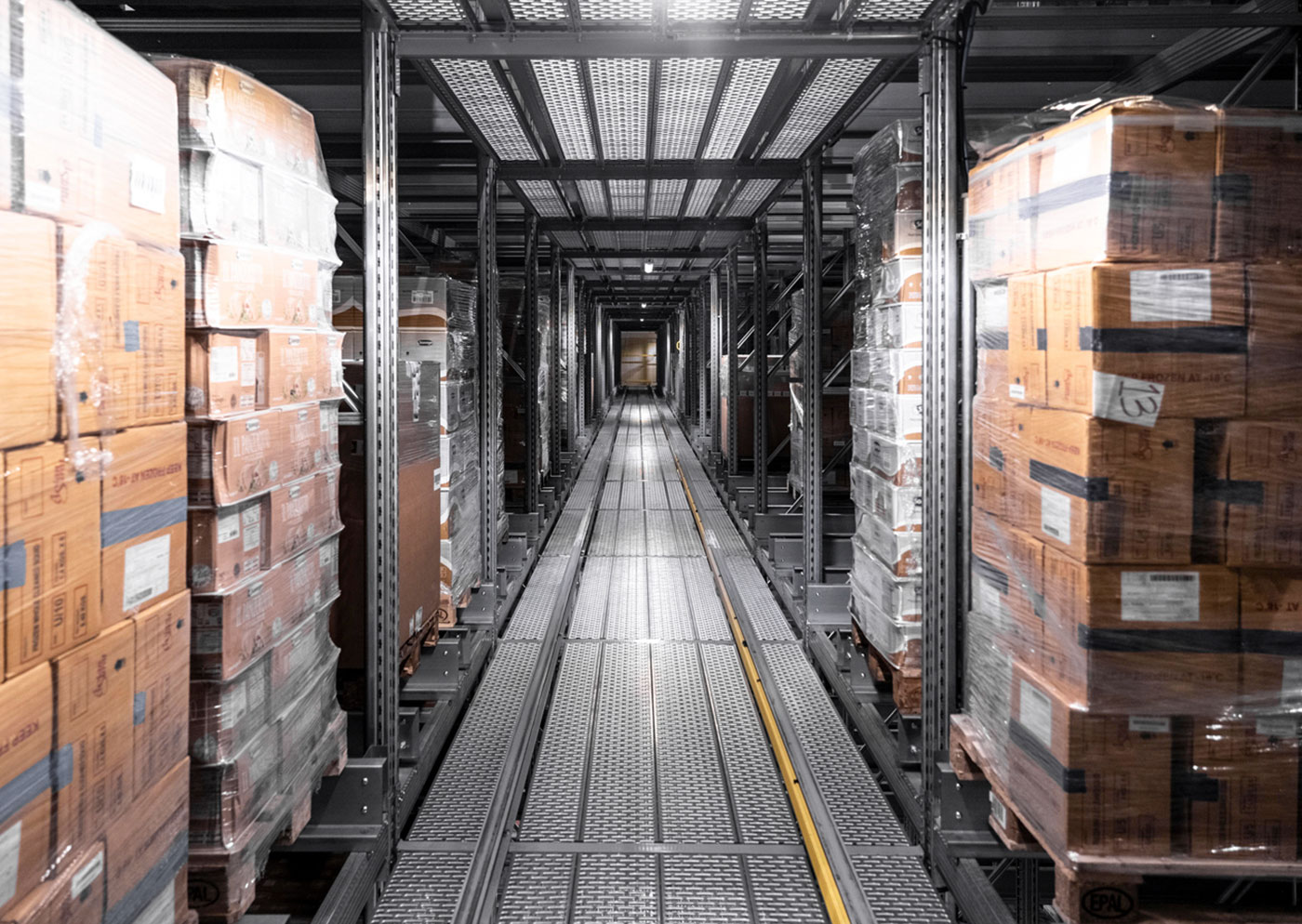 Automatic warehouses with steel structure Scaffsystem