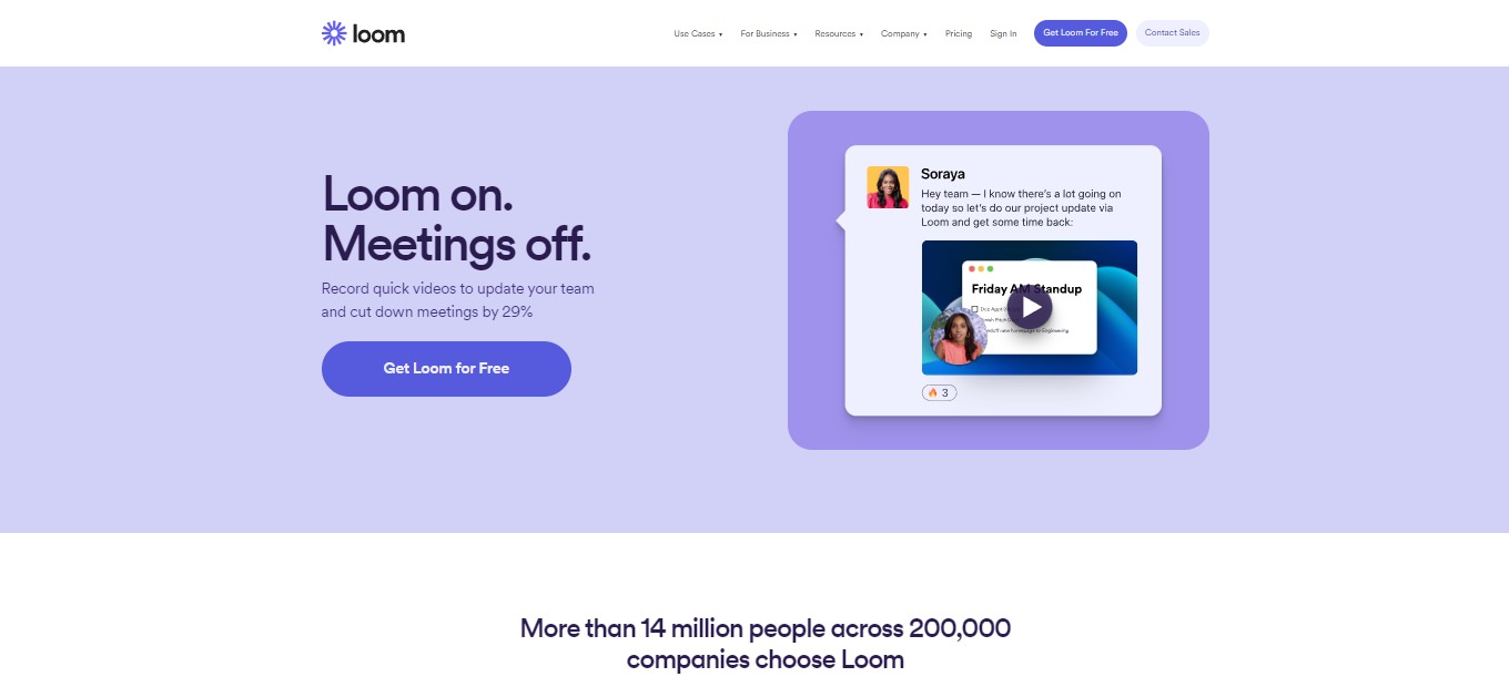 Loom The fastest way to record and share videos at work Startup Stack