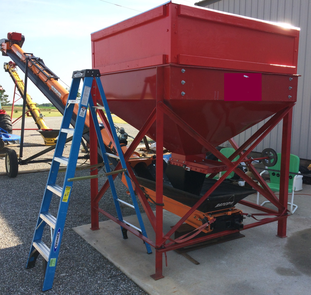 Custom built fertilizer scales Scale Designs