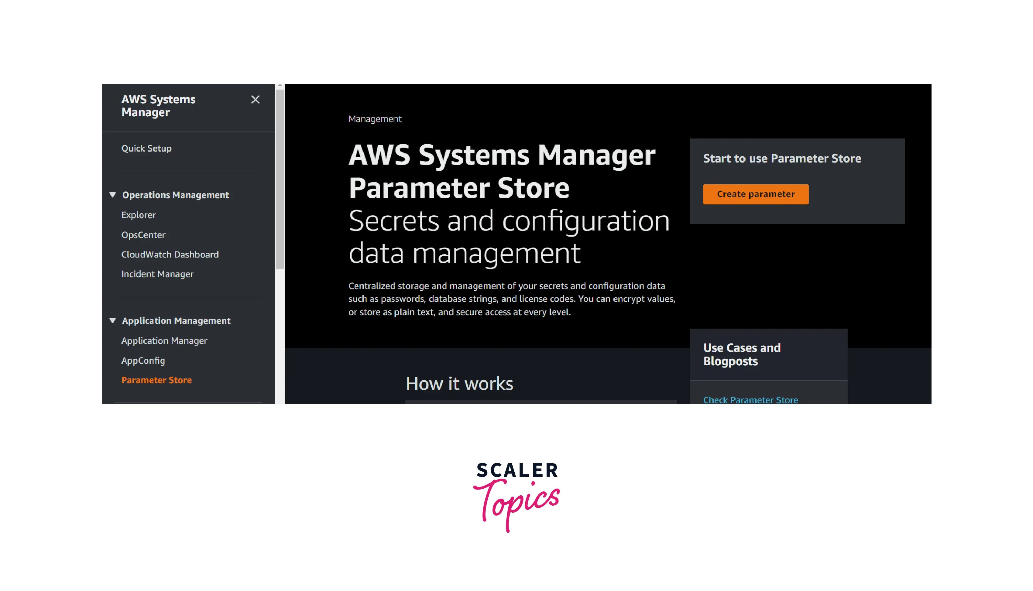 AWS Systems Manager Parameter Store Scaler Topics