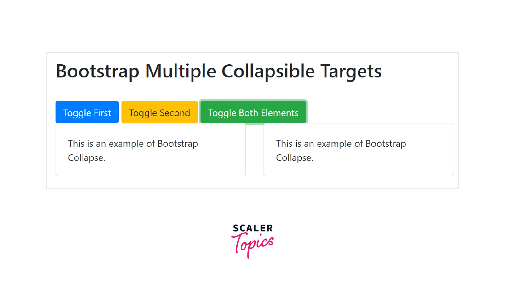 Bootstrap Accordion, Collapse, and Spinners Scaler Topics