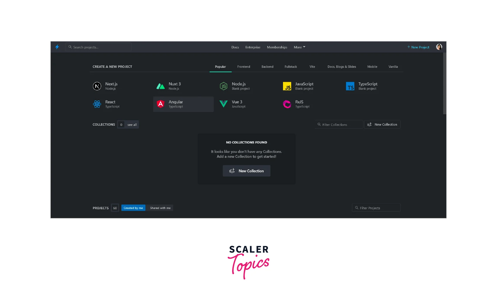 Run Angular on CodeSandbox and StackBlitz Scaler Topics