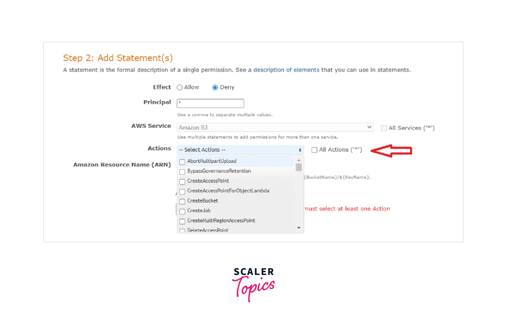 S3 Bucket Policy Scaler Topics