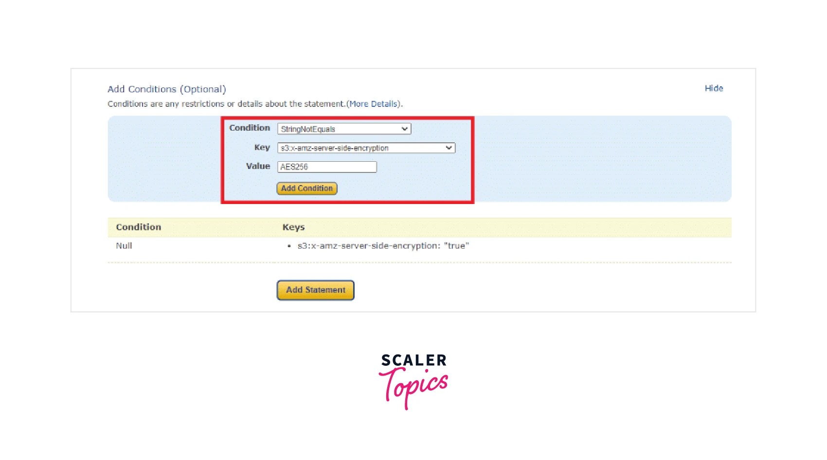 S3 Bucket Policy Scaler Topics