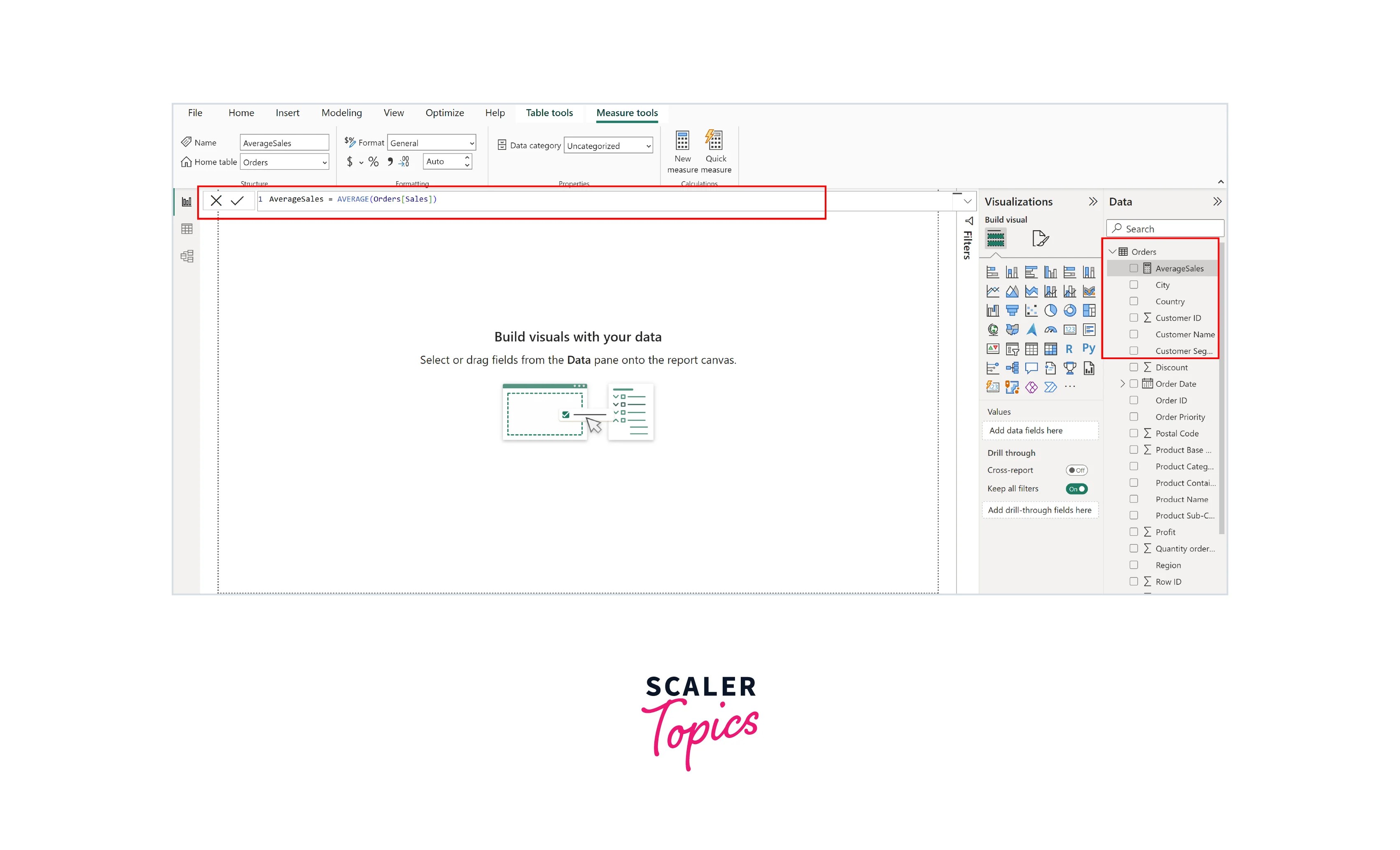 DAX Syntax and Measures in Power BI Scaler Topics
