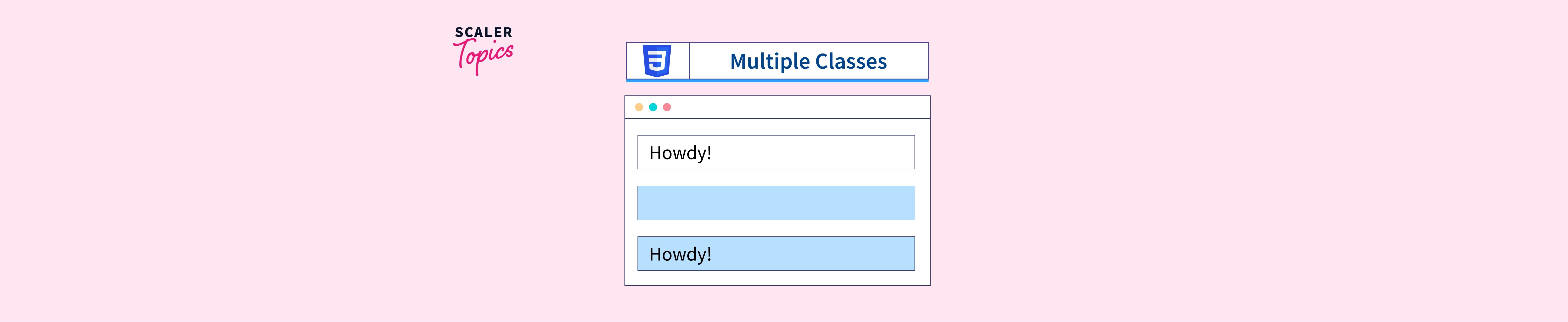 CSS Multiple Classes Scaler Topics