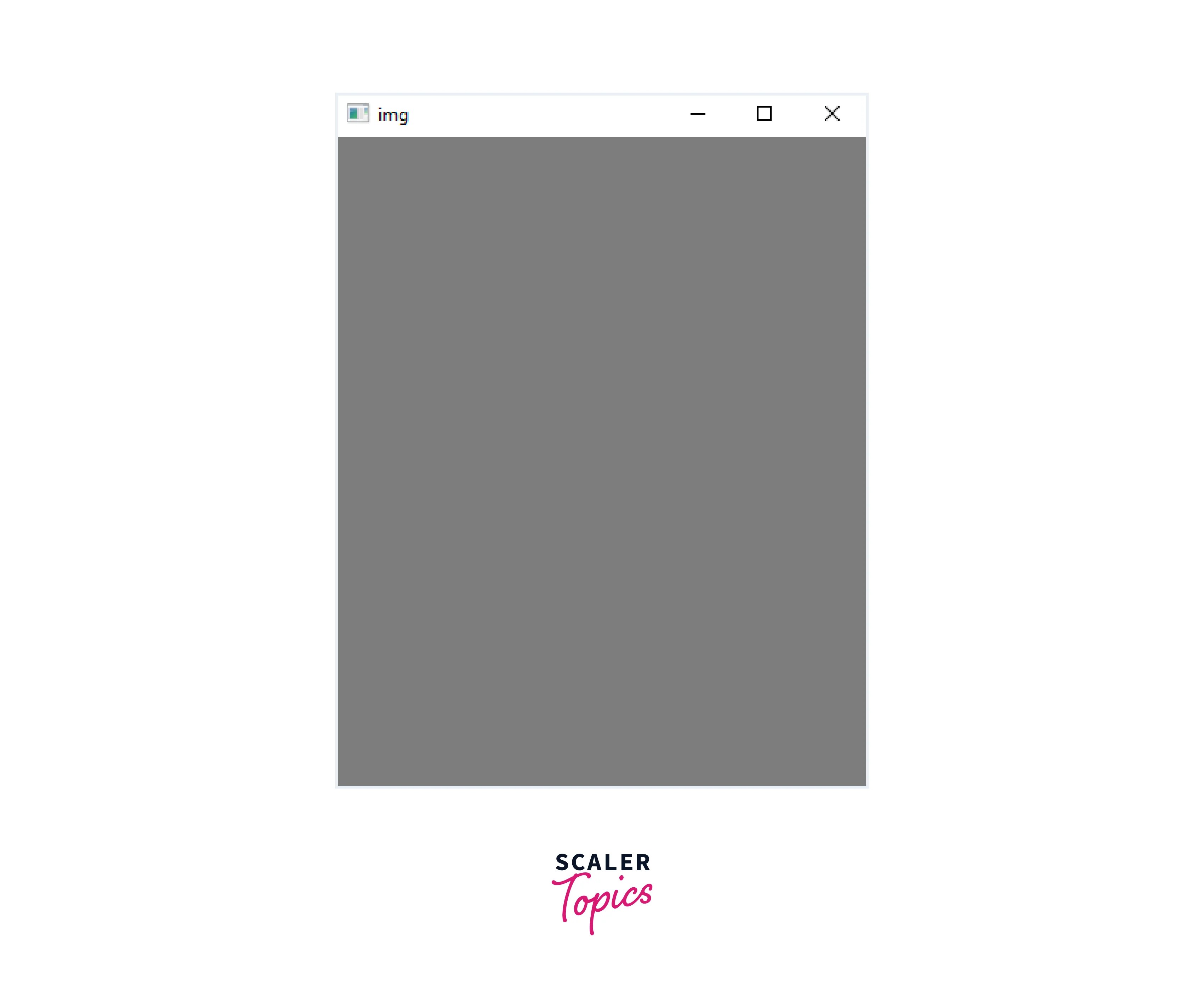 OpenCV cv2.imshow() Method Scaler Topics