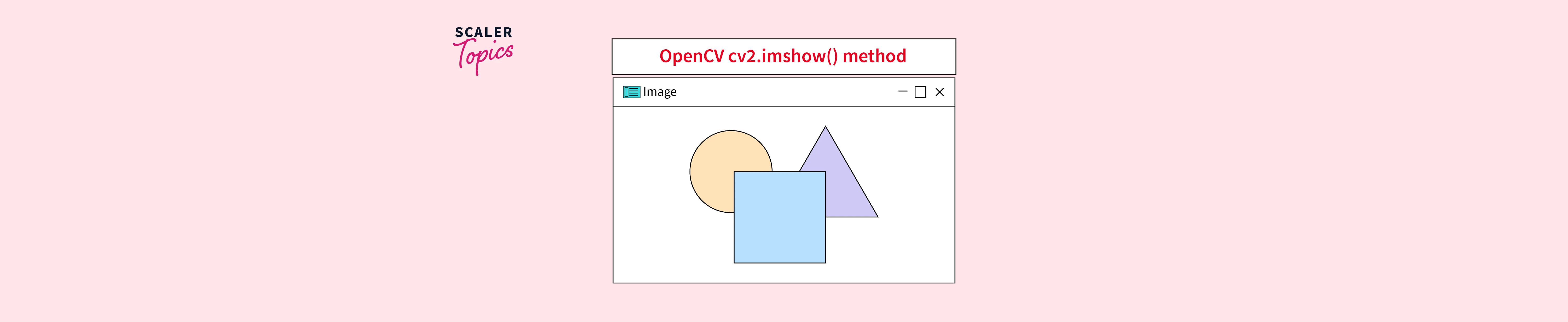 OpenCV cv2.imshow() Method Scaler Topics