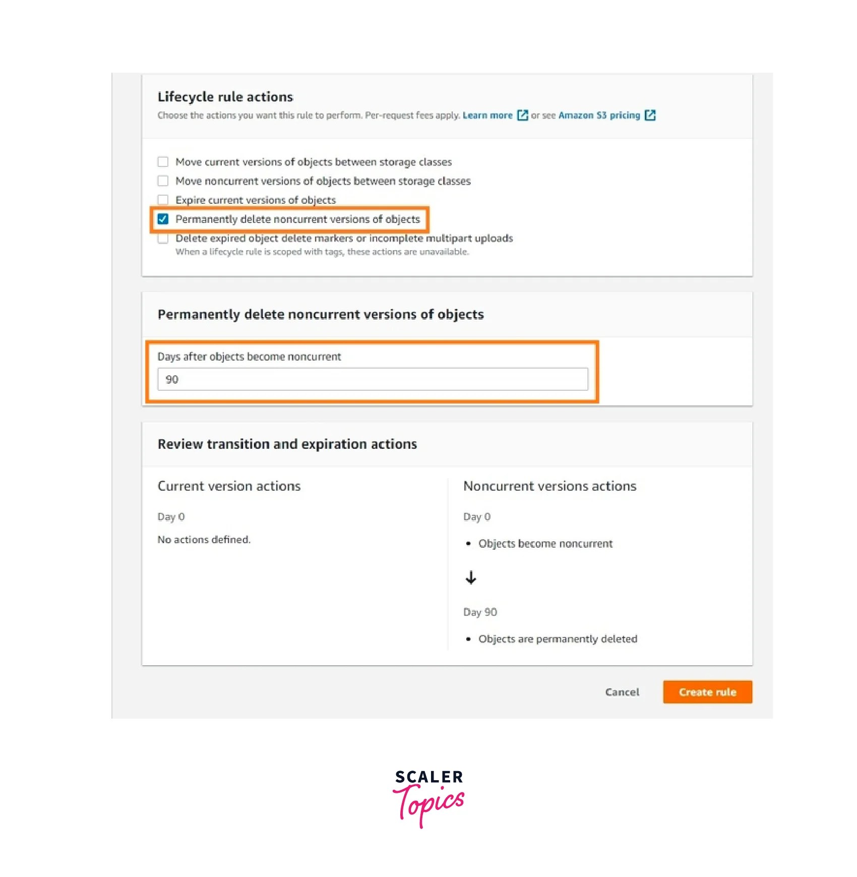 Amazon S3 Lifecycle Management Scaler Topics