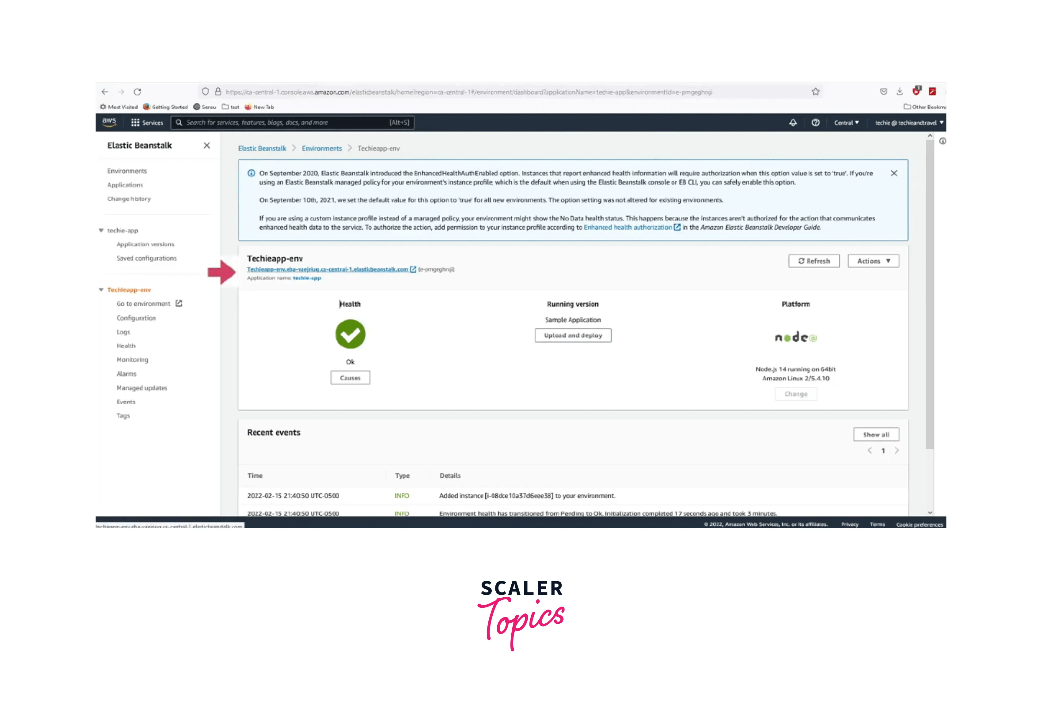 Elastic Beanstalk Scaler Topics
