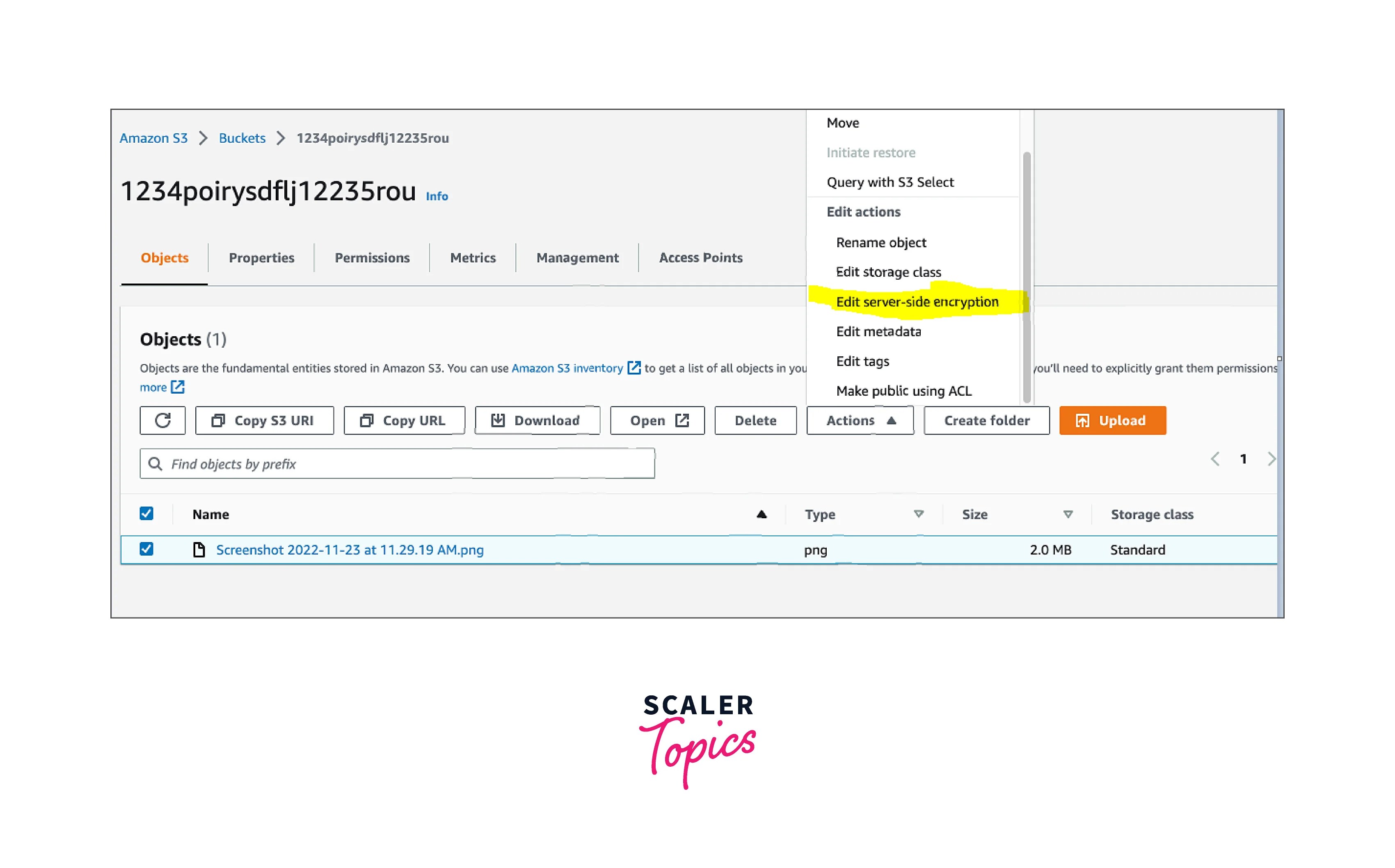 S3 Data Encryption Scaler Topics