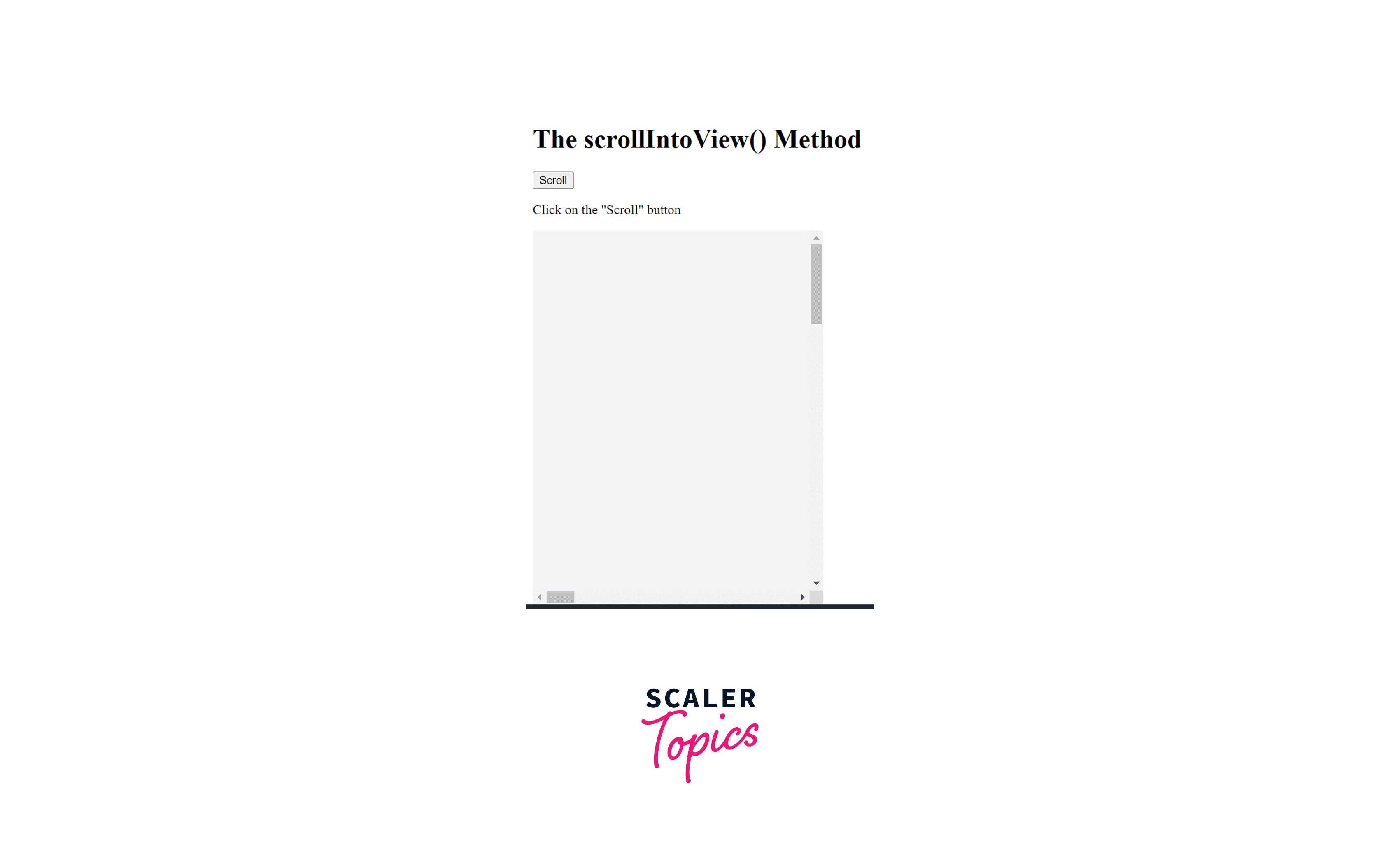 How to Scroll to an Element with Javascript? Scaler Topics