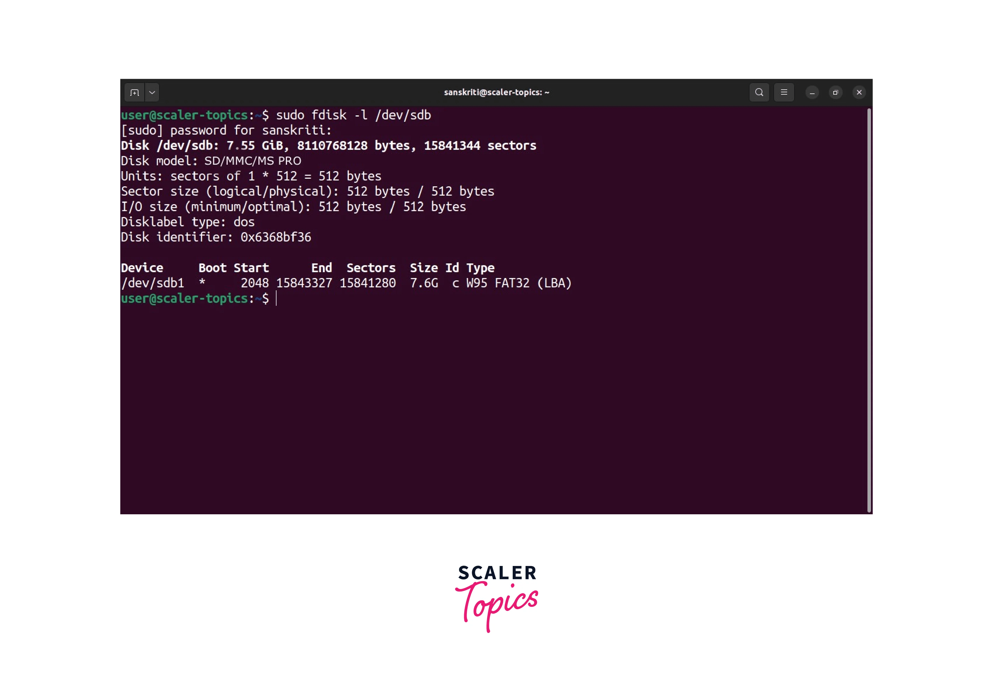 How to Check SD Card in Linux? Scaler Topics