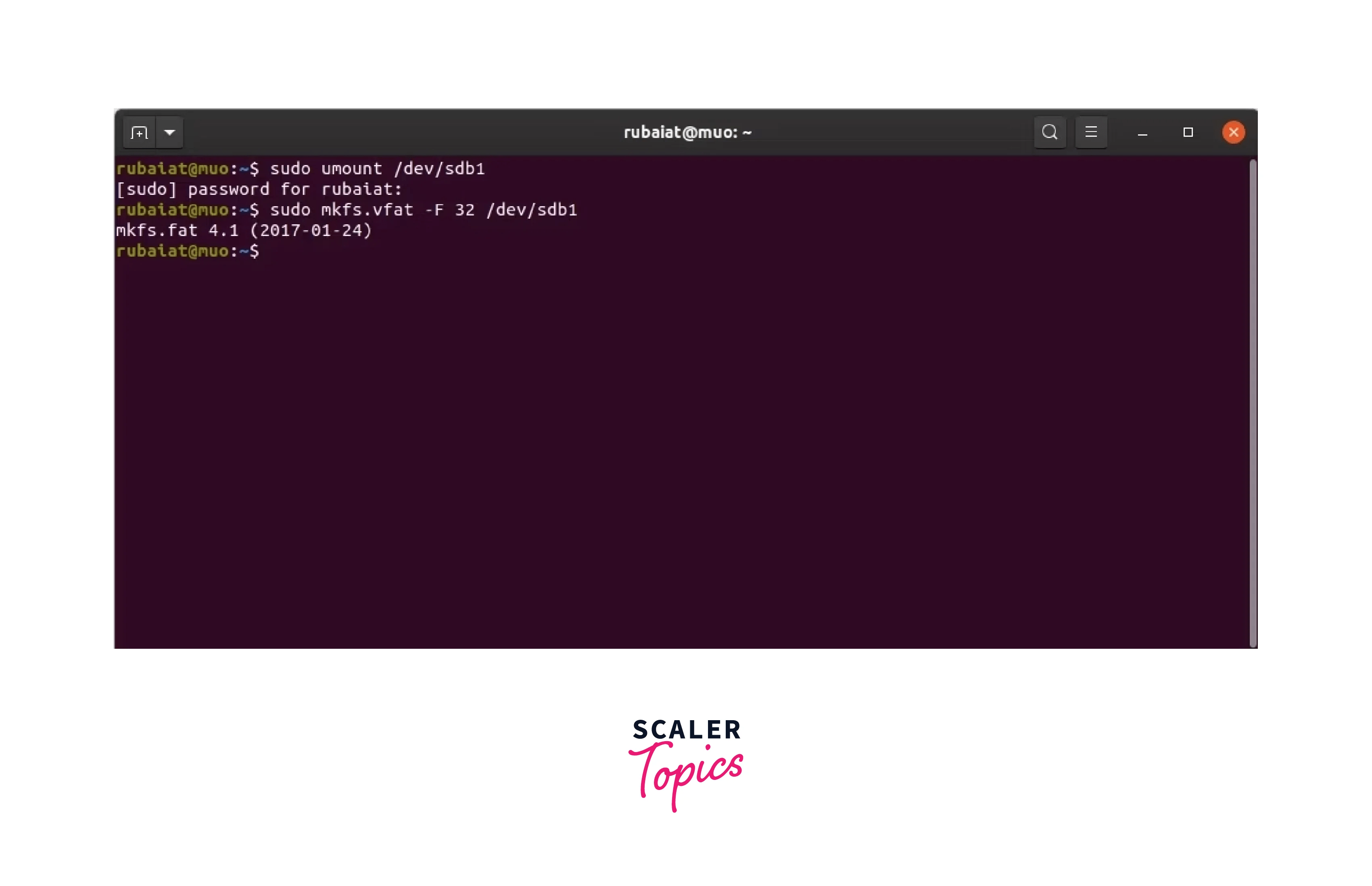 How to Format USB Drive on Linux? 3 Methods Scaler Topics