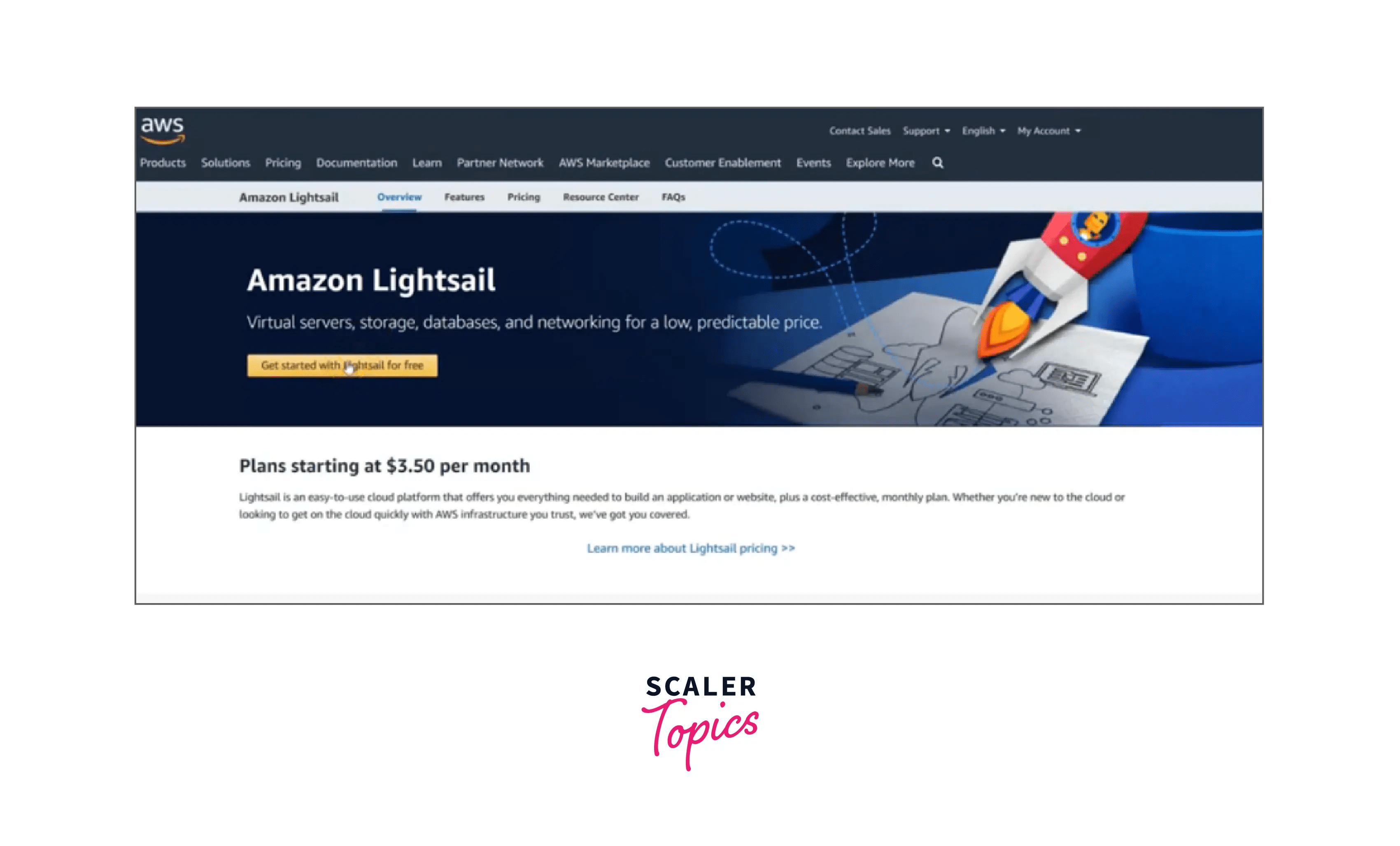 Amazon Lightsail Scaler Topics