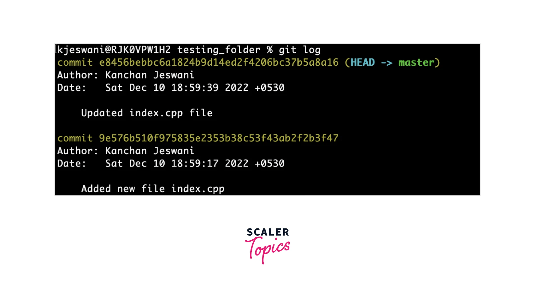 How to Move Commit to Another Branch in Git? Scaler Topics