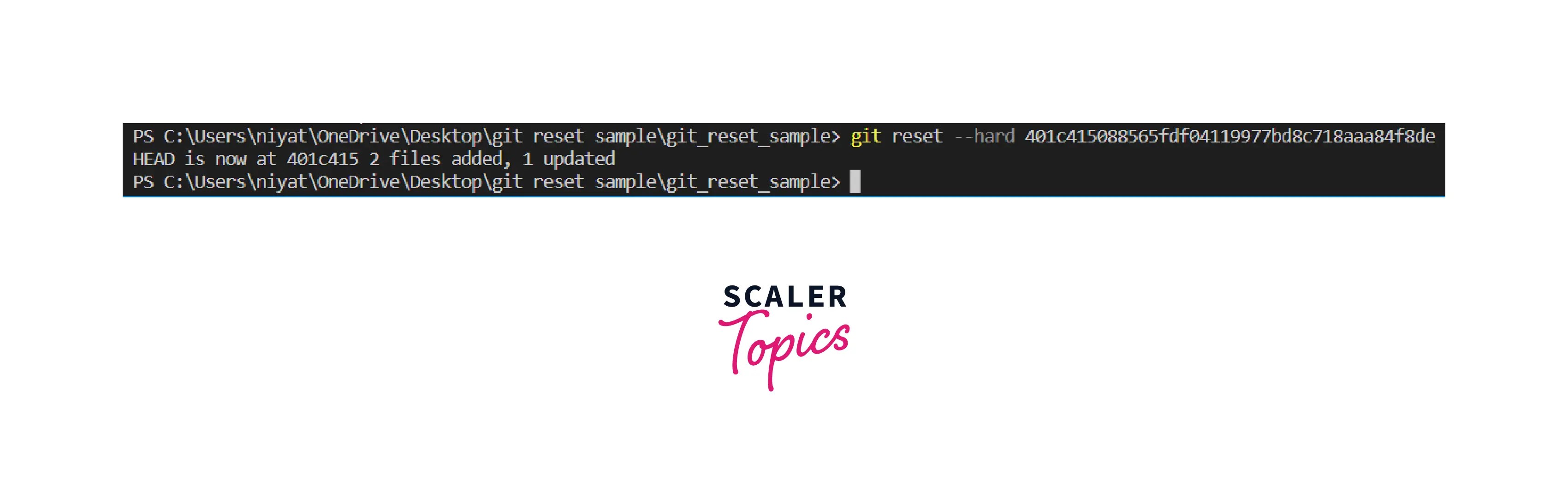 What is Git Resetting? Scaler Topics
