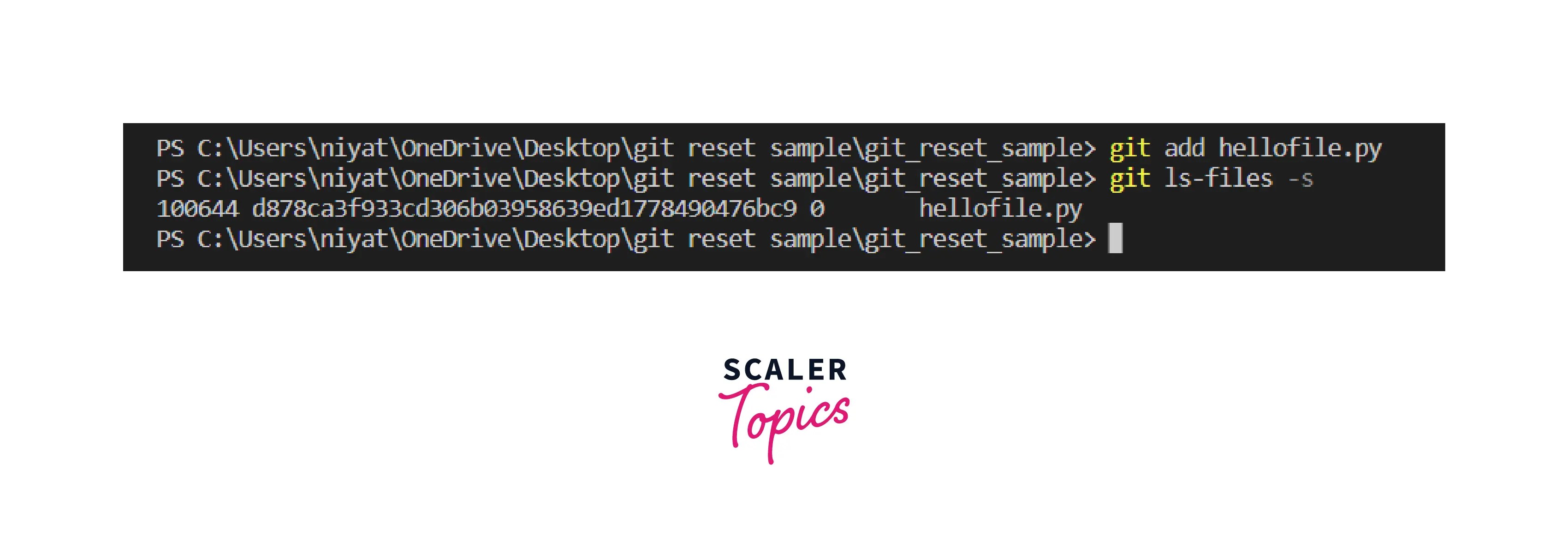 What is Git Resetting? Scaler Topics