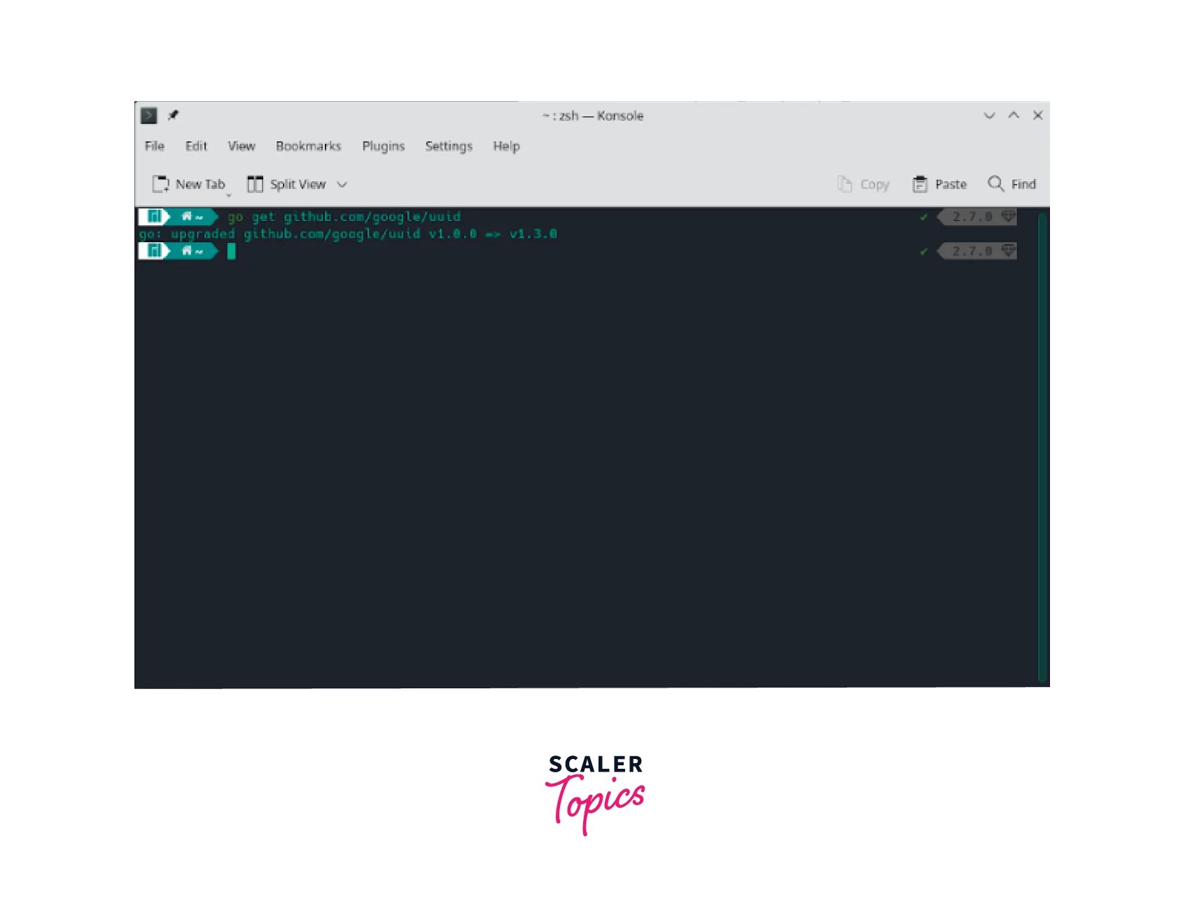 Generate UUID in Golang Scaler Topics
