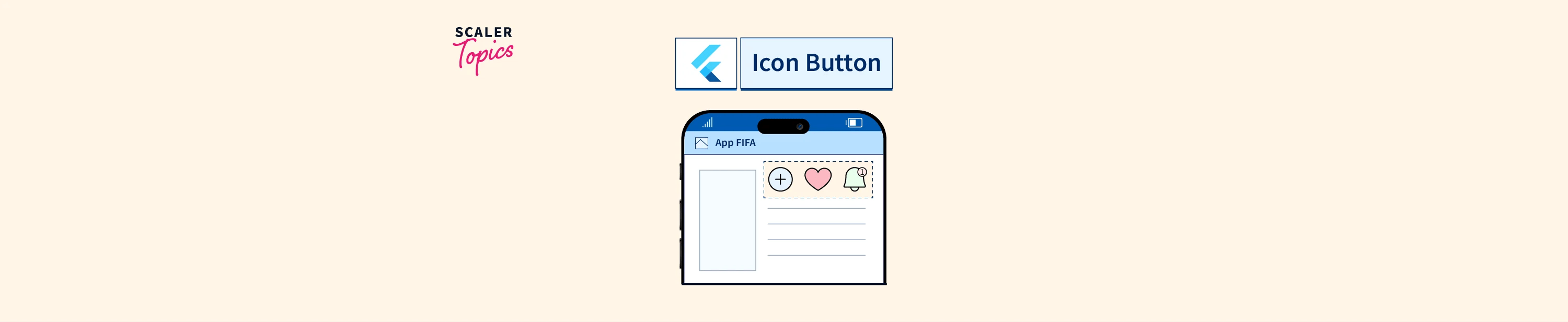 IconButton in Flutter Scaler Topics