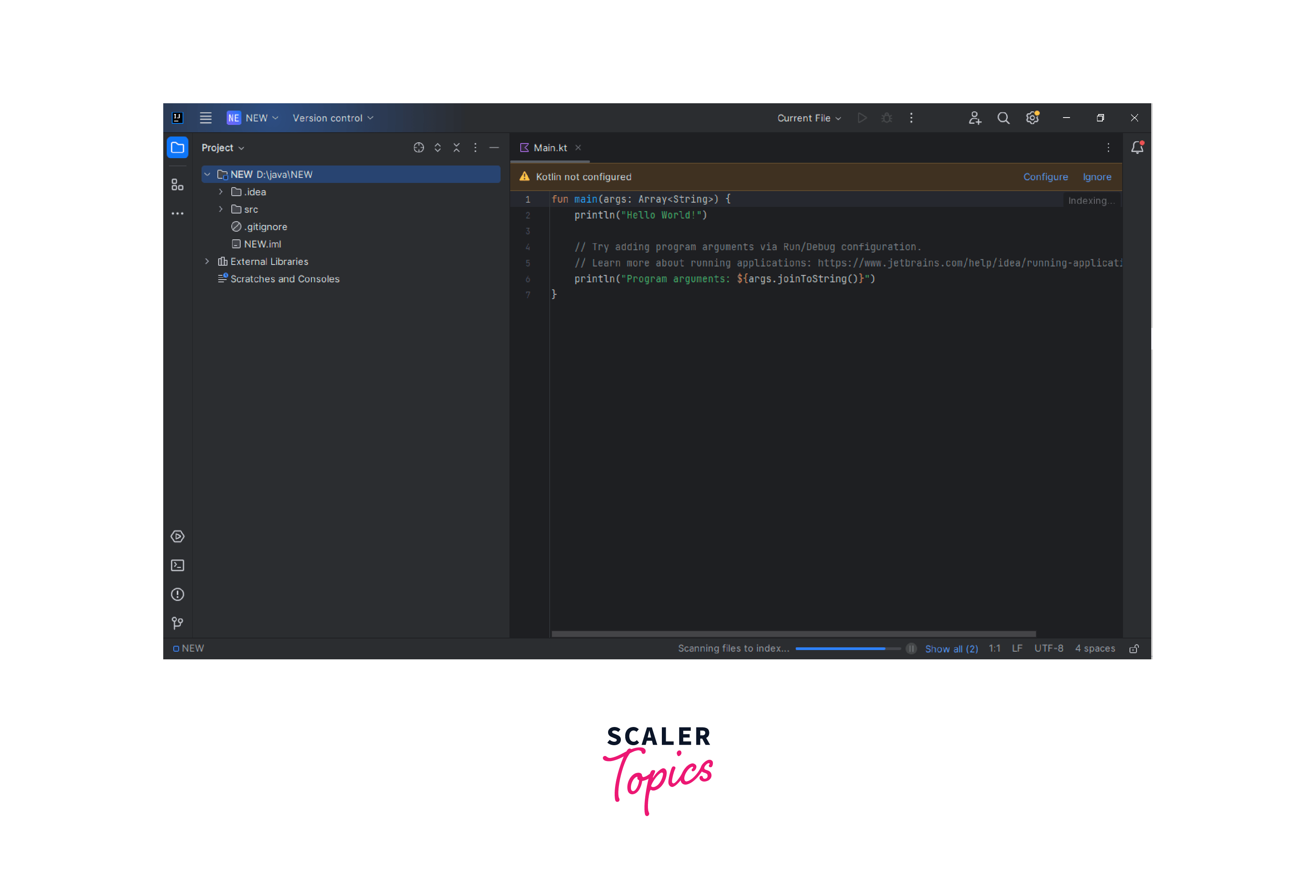 Kotlin Environment Setup Scaler Topics