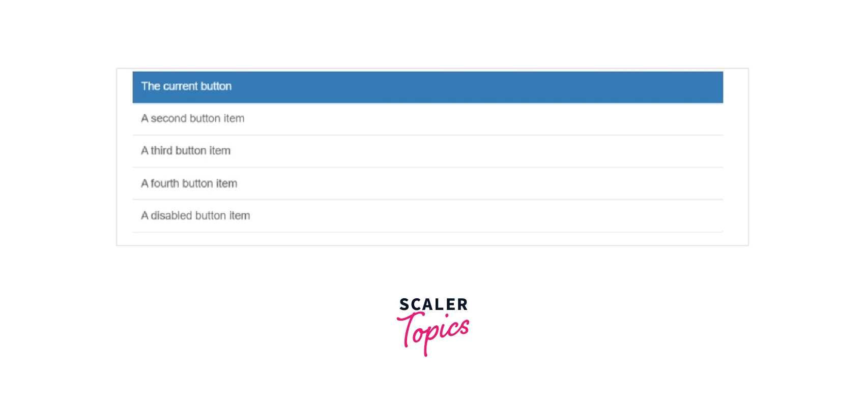 Bootstrap List Groups Scaler Topics