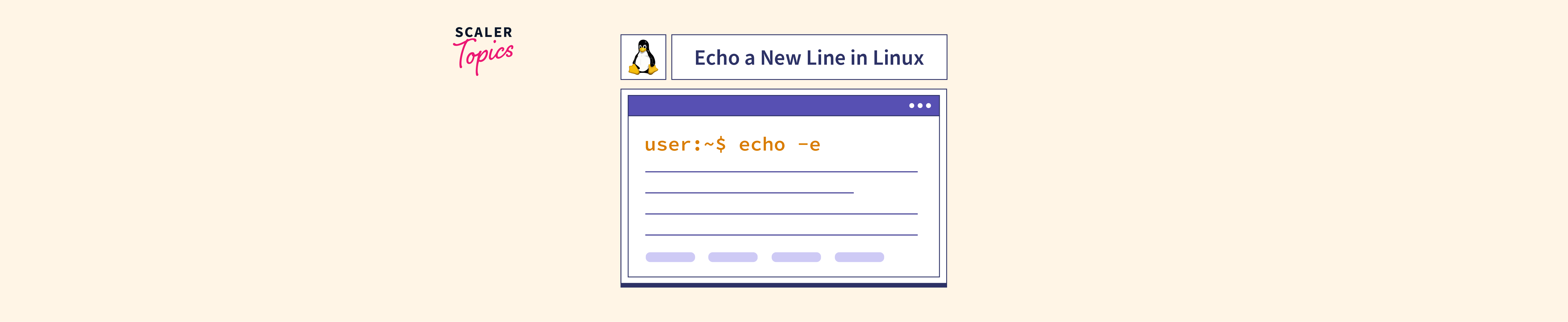 How To Echo a New Line in Linux? Scaler Topics