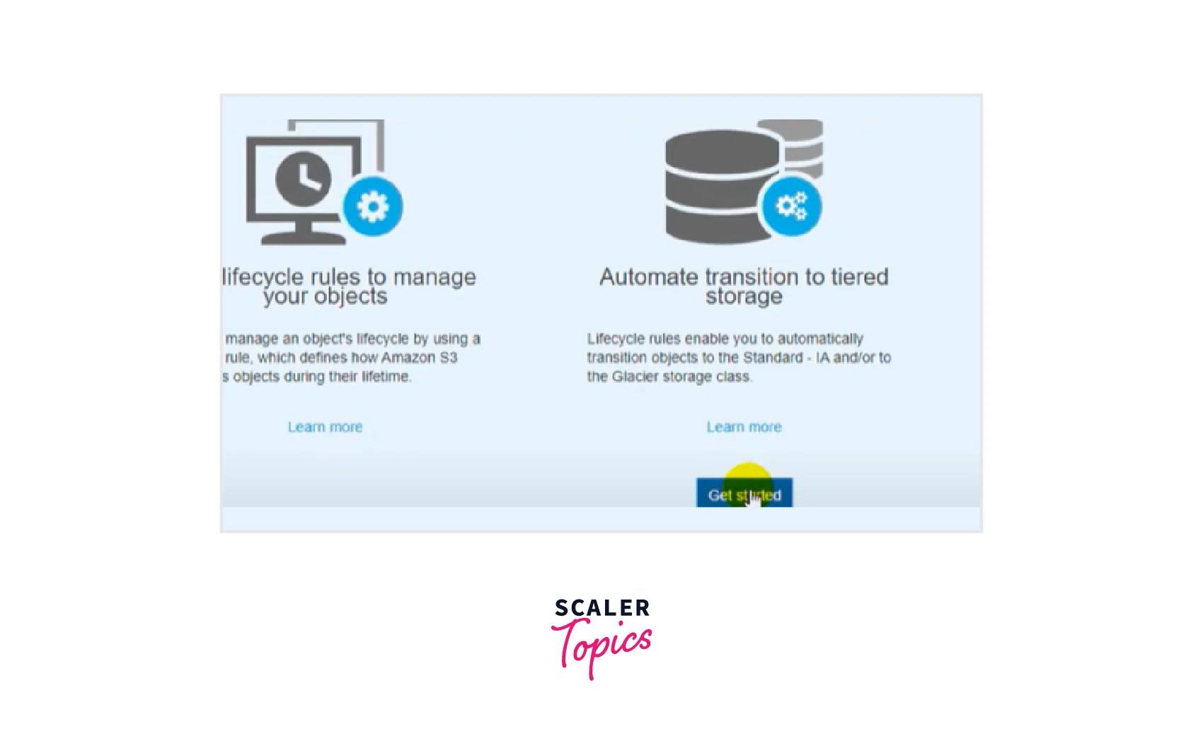 Amazon S3 Lifecycle Management Scaler Topics