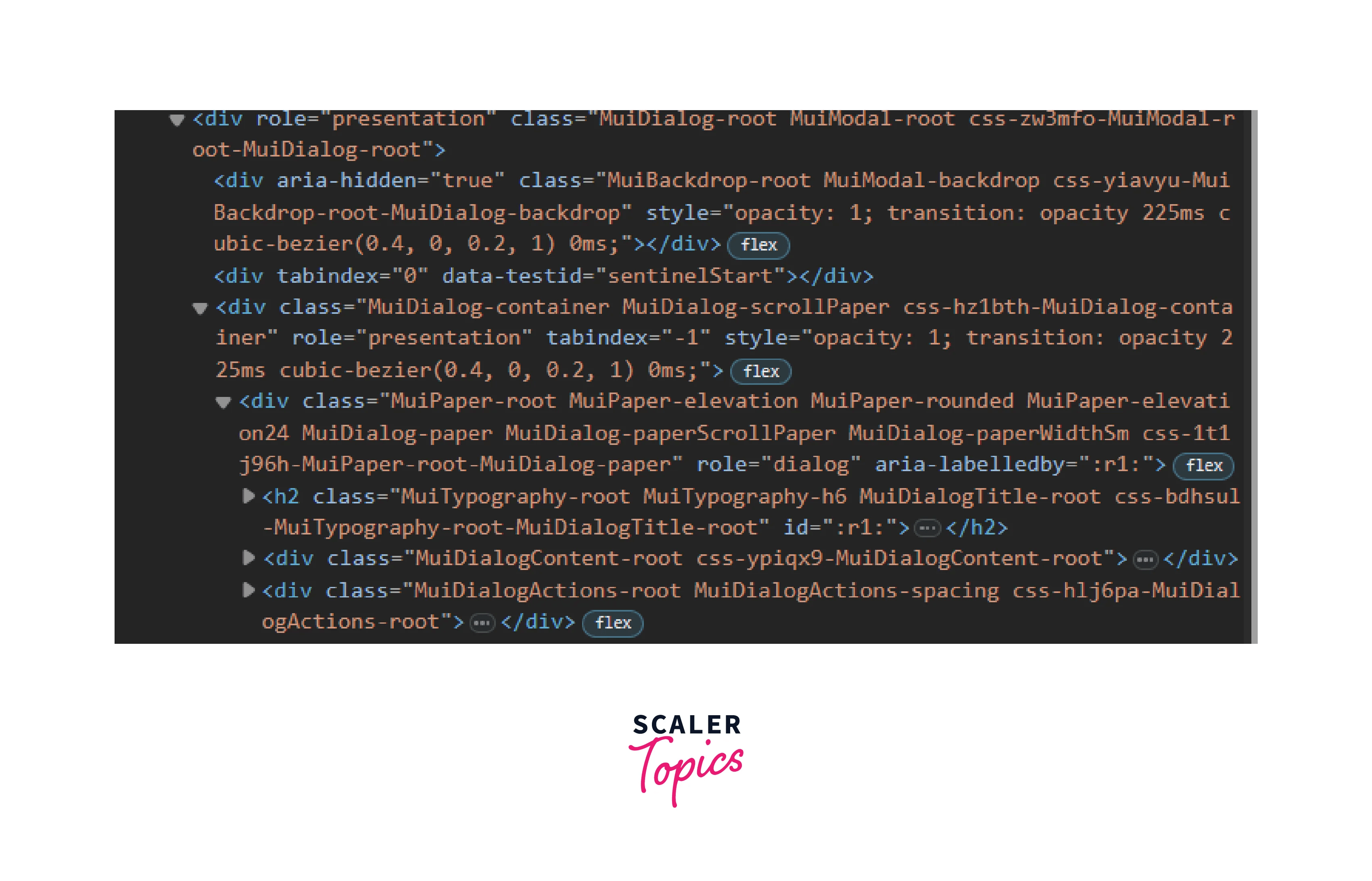Create an Interactive Material UI Dialog in React Scaler Topics