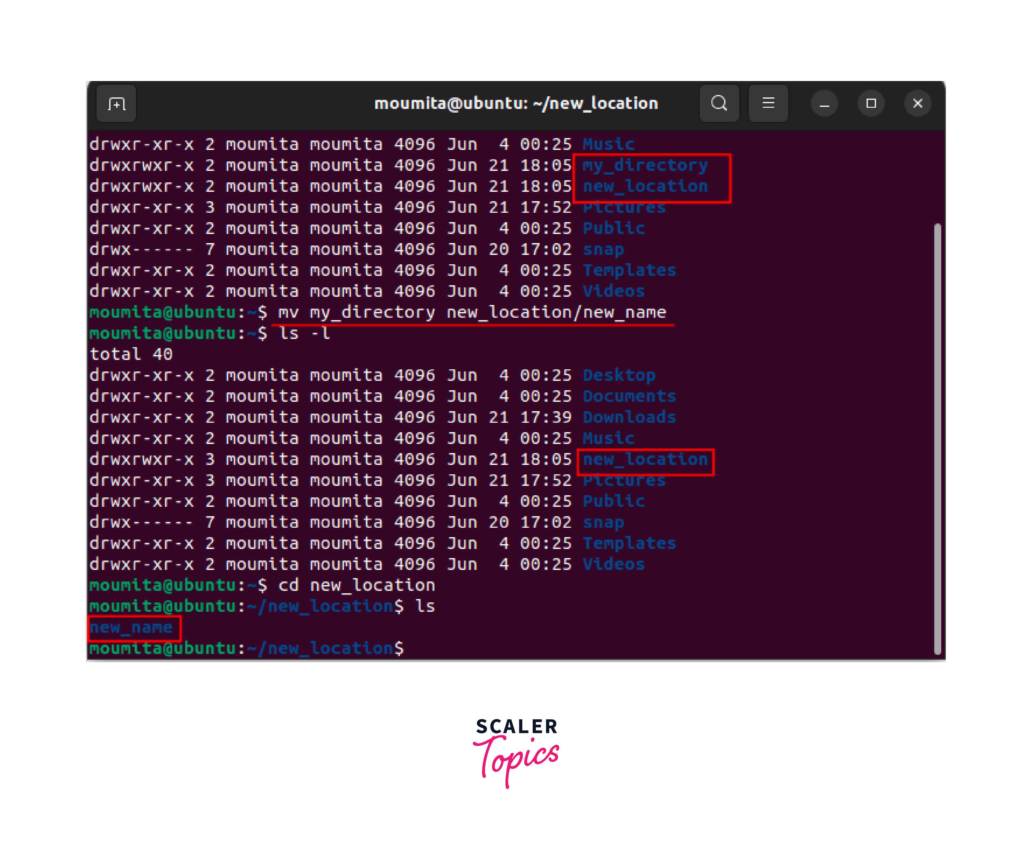 How to Move Directory in Linux? Scaler Topics