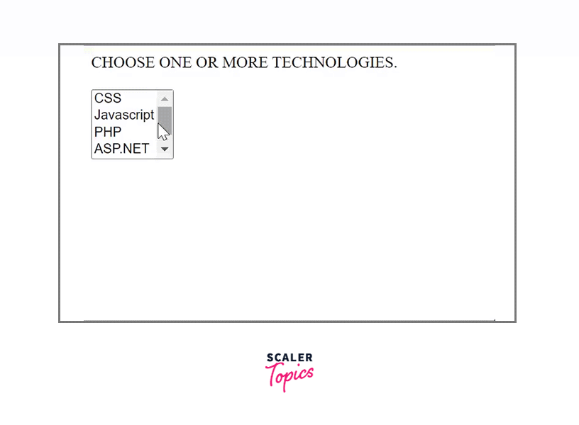 How to Make Dropdown Menu in HTML? Scaler Topics