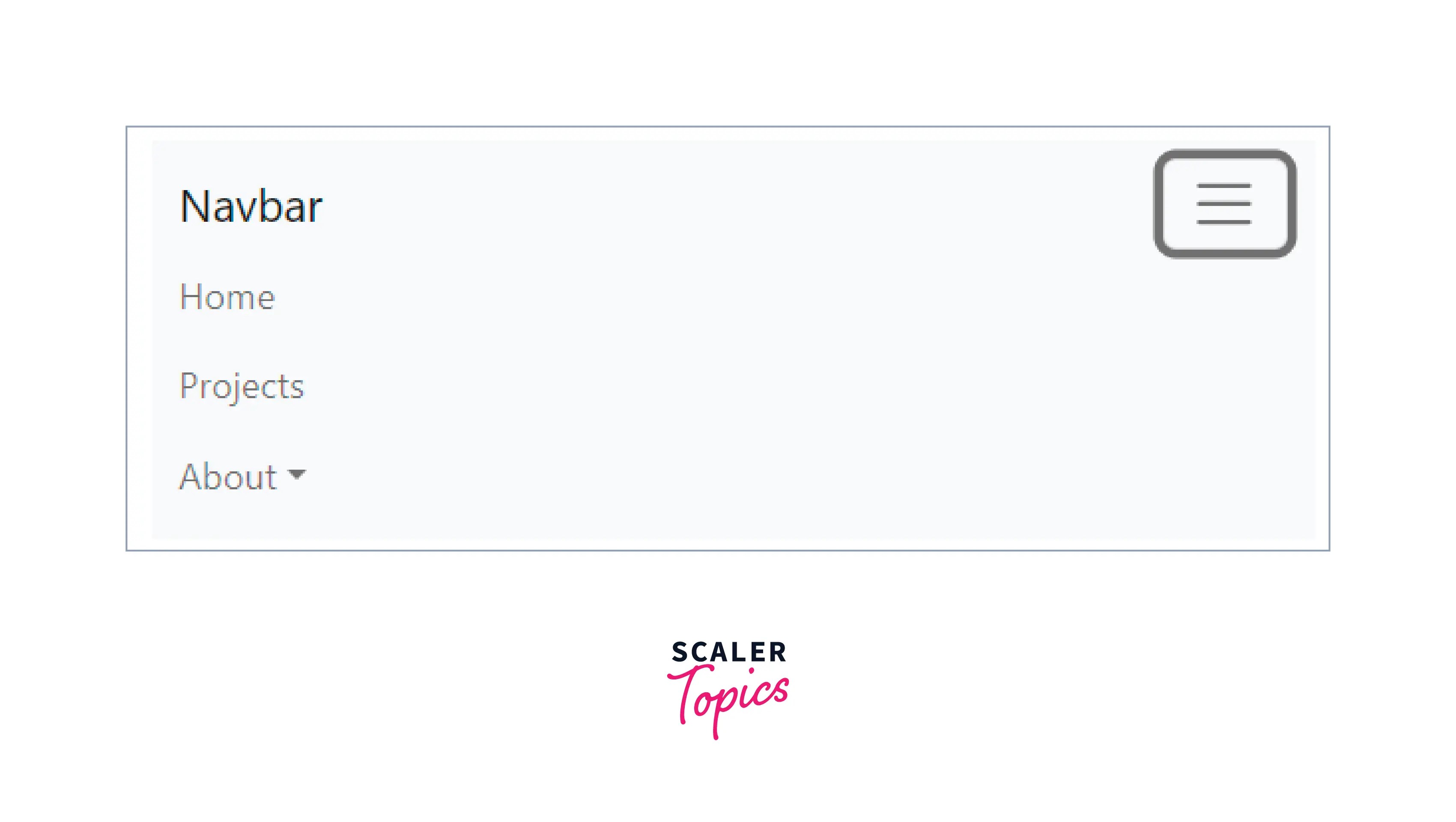 React Navbar Scaler Topics