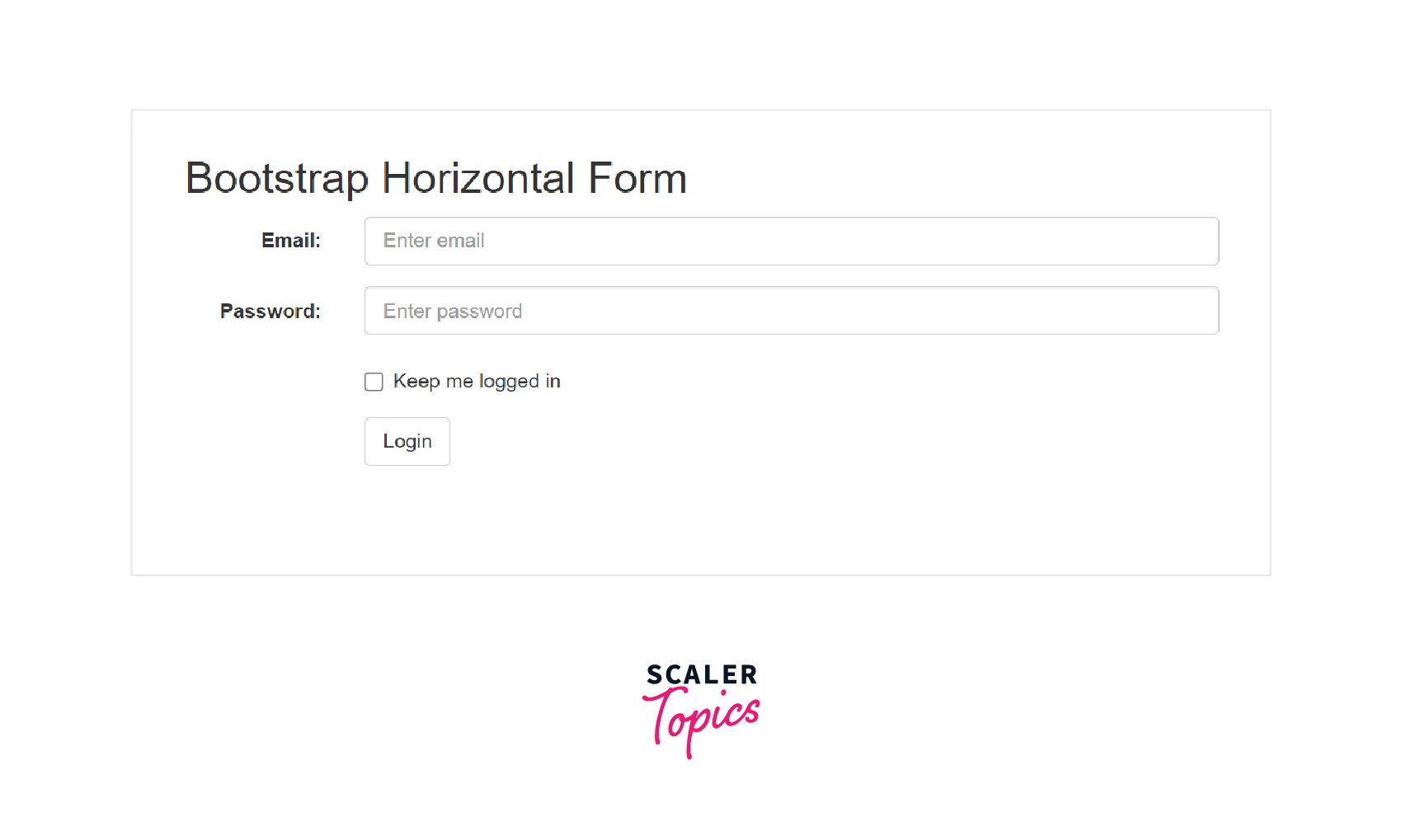 Bootstrap Forms Scaler Topics