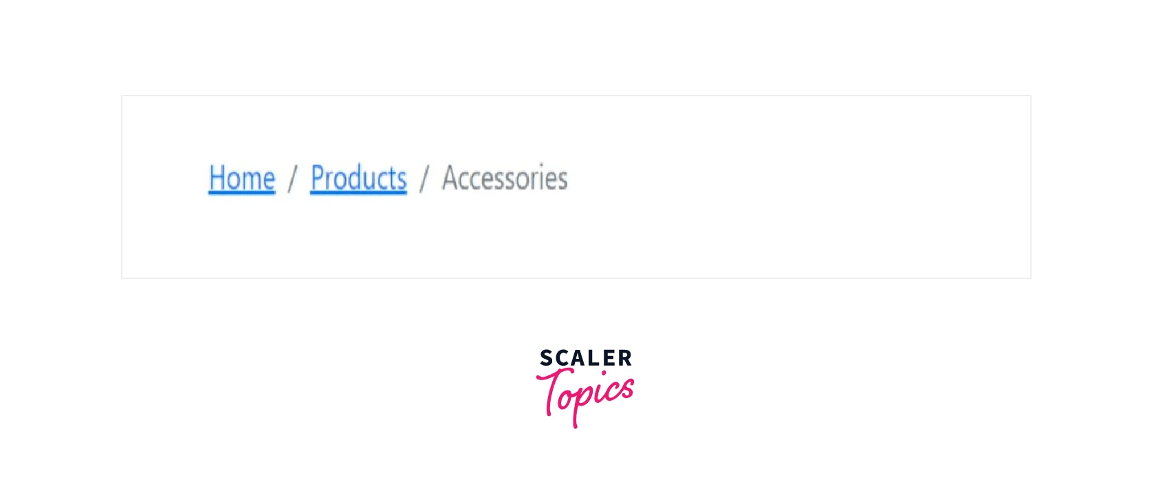 Breadcrumb Bootstrap Scaler Topics