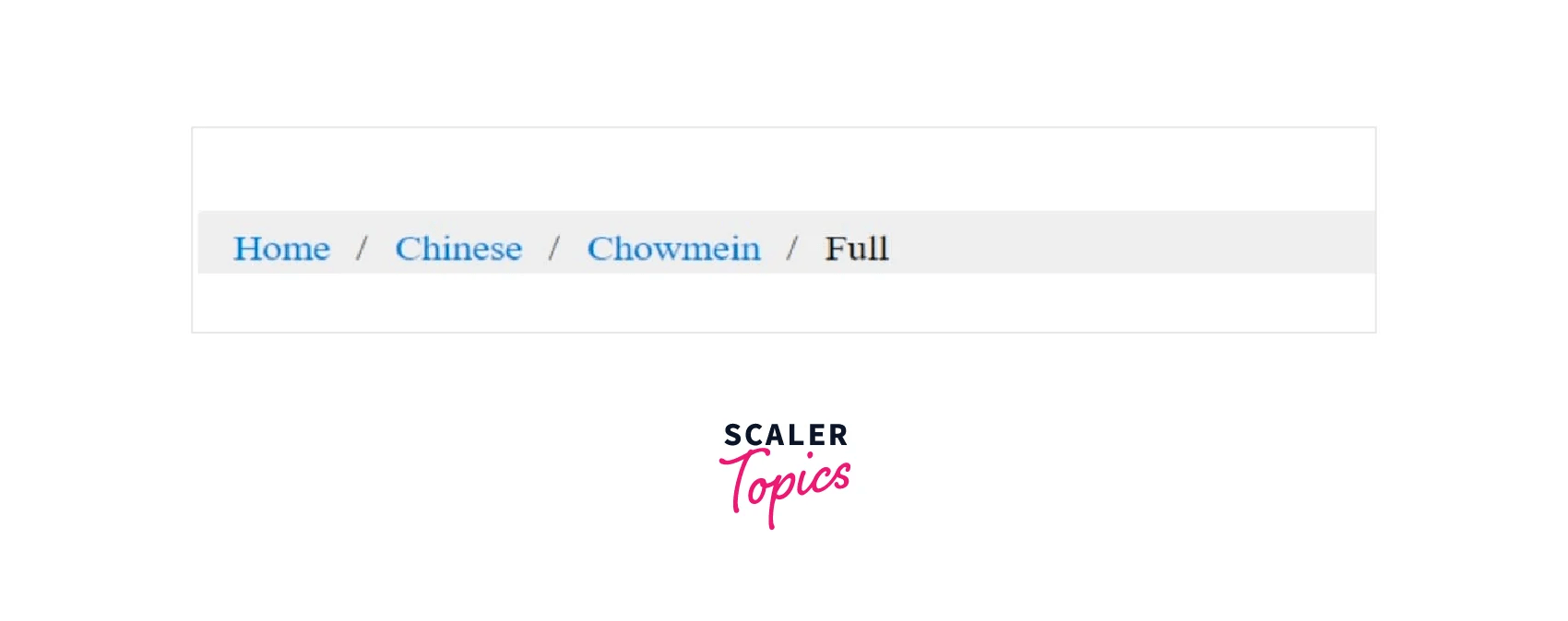 Breadcrumb Bootstrap Scaler Topics