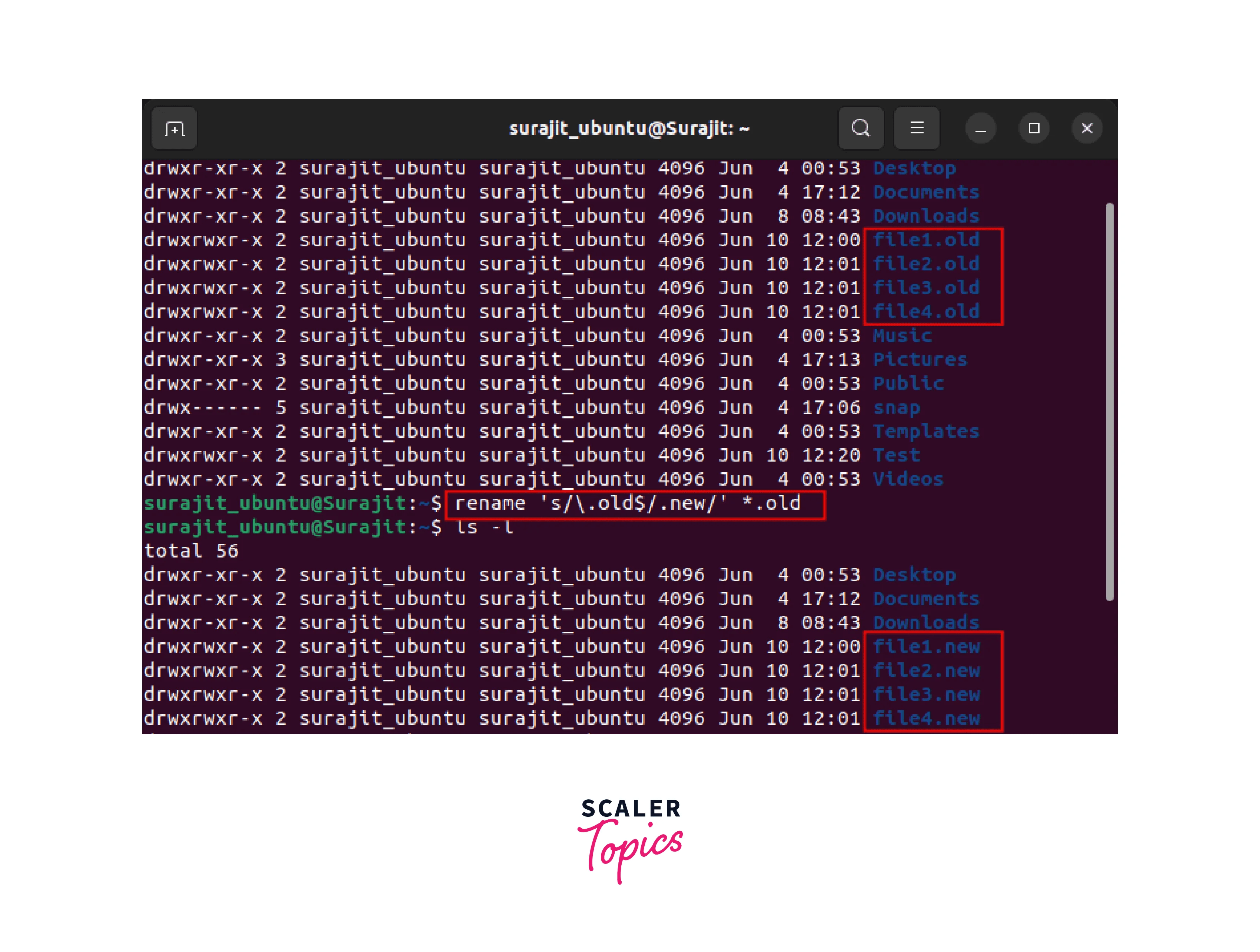 How to Rename a File in Linux? Scaler Topics