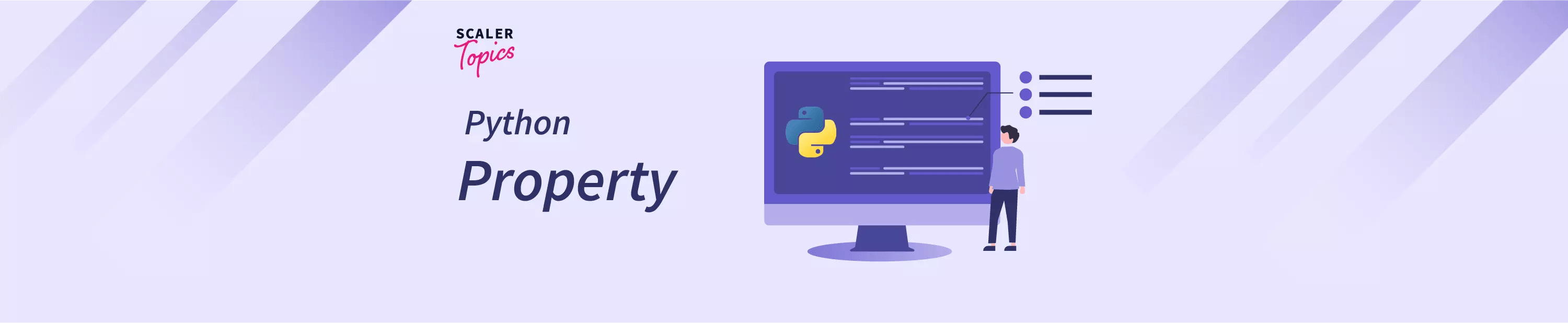 Python Property property Python Scaler Topics