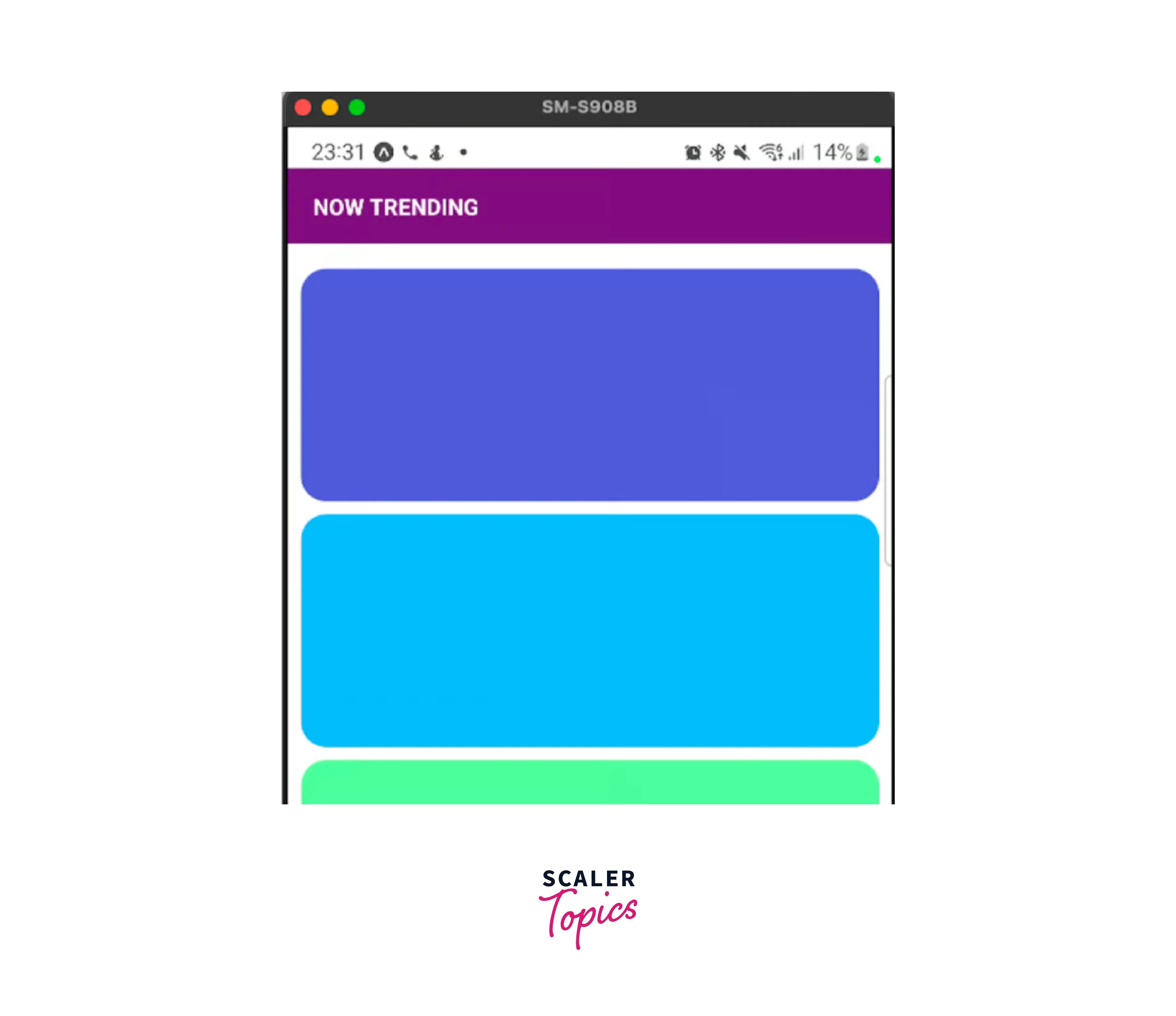 React Native Status Bar Scaler Topics