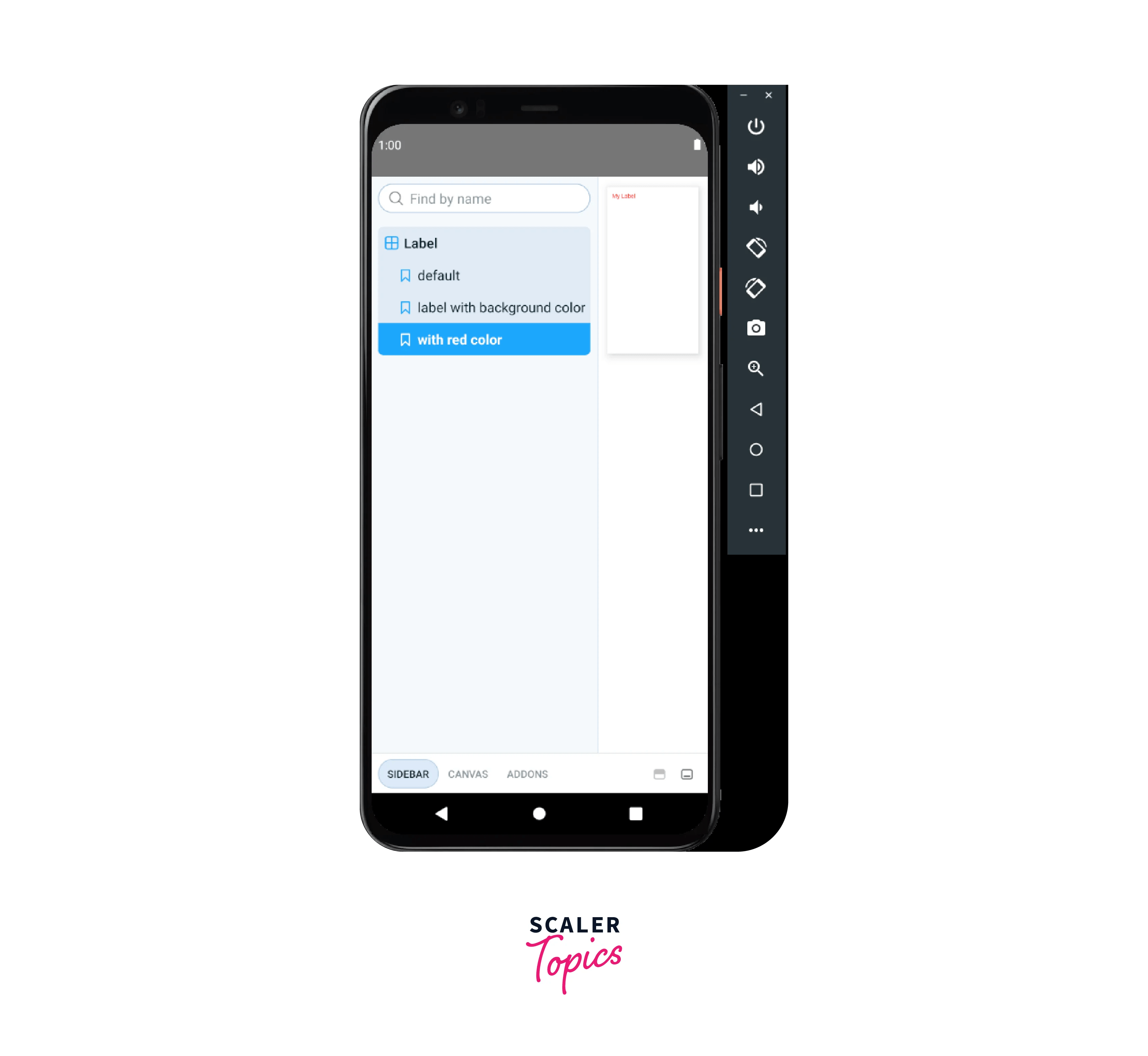 Storybook React Native Scaler Topics