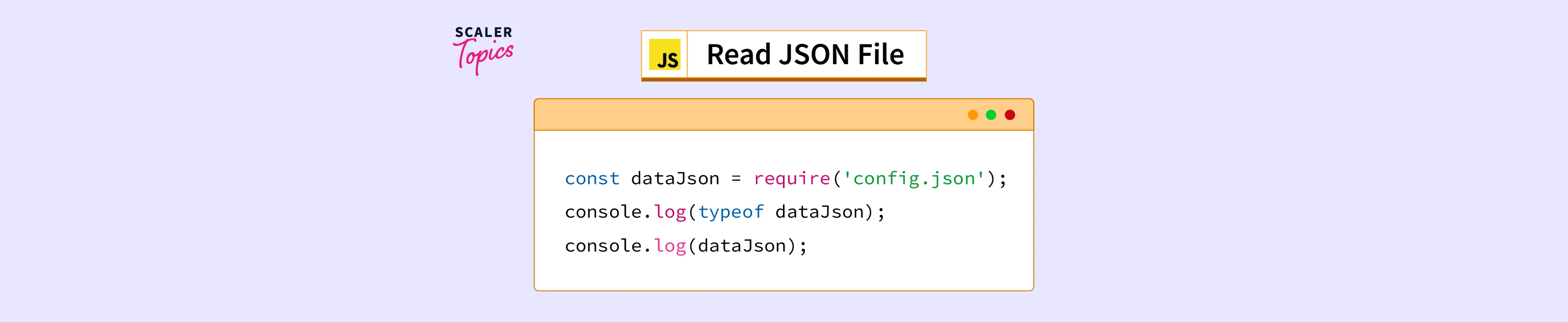 Read JSON File in Javascript Scaler Topics