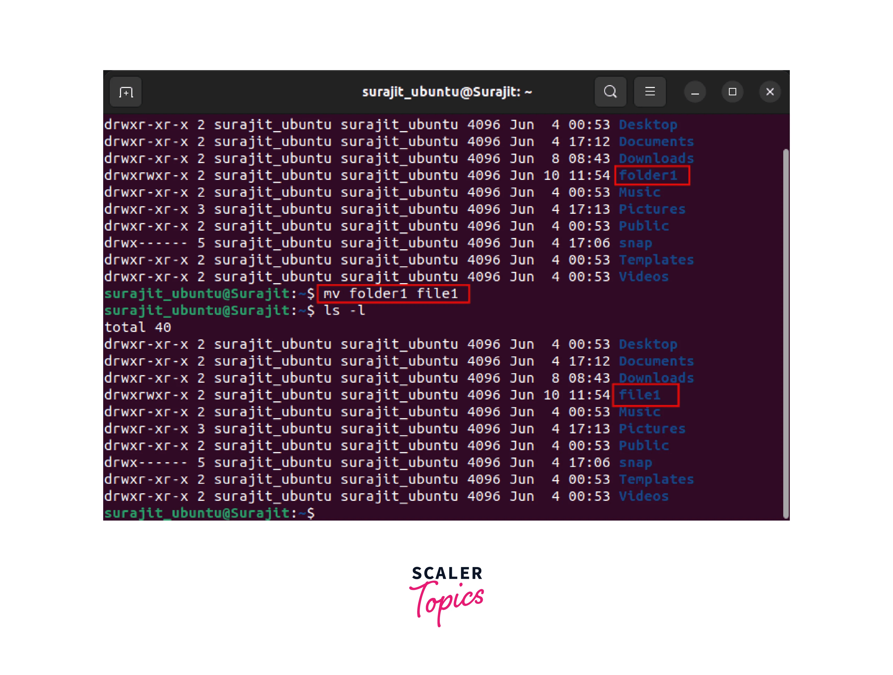 How to Rename a File in Linux? Scaler Topics