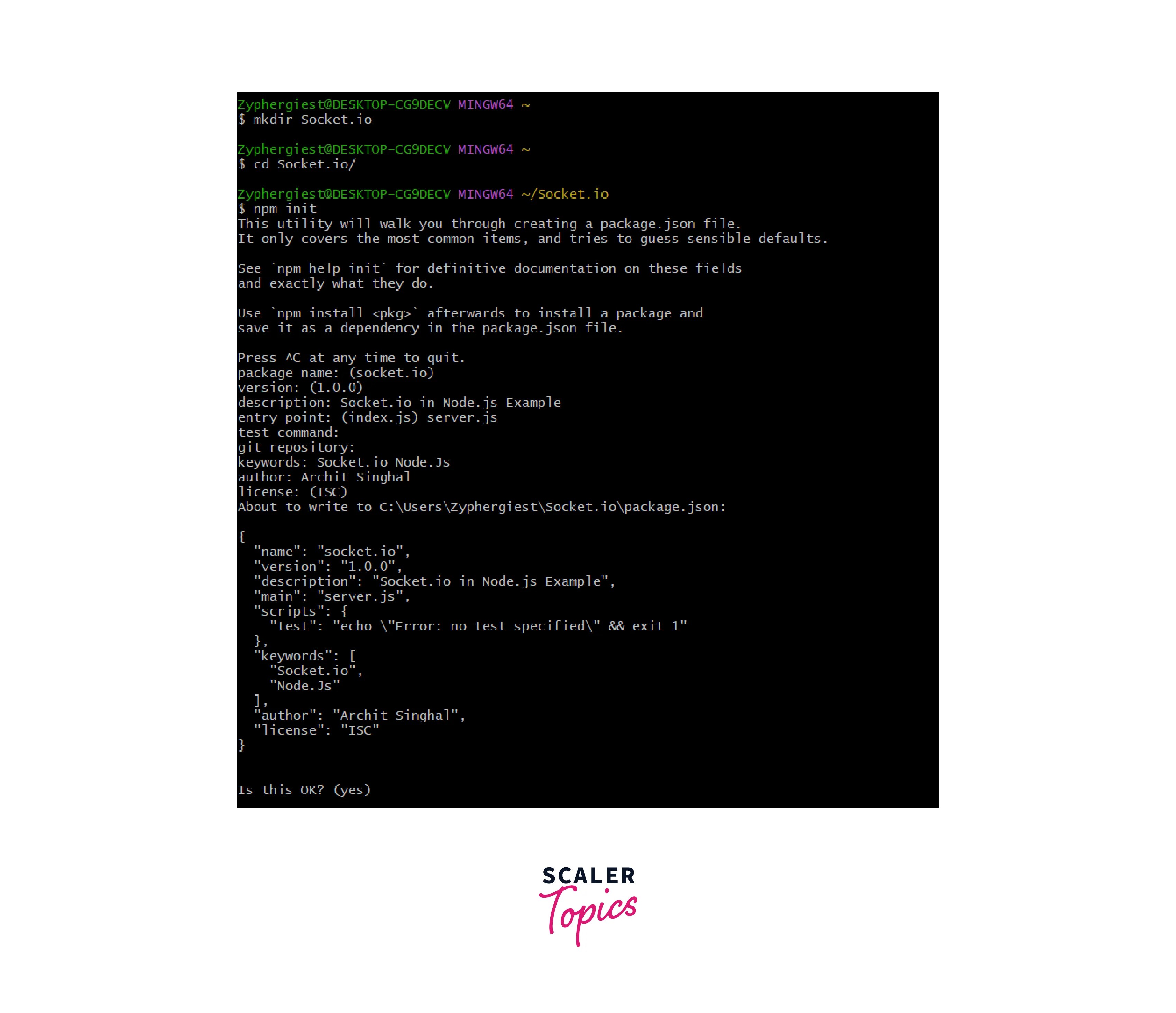 Socket.io in NodeJS Scaler Topics