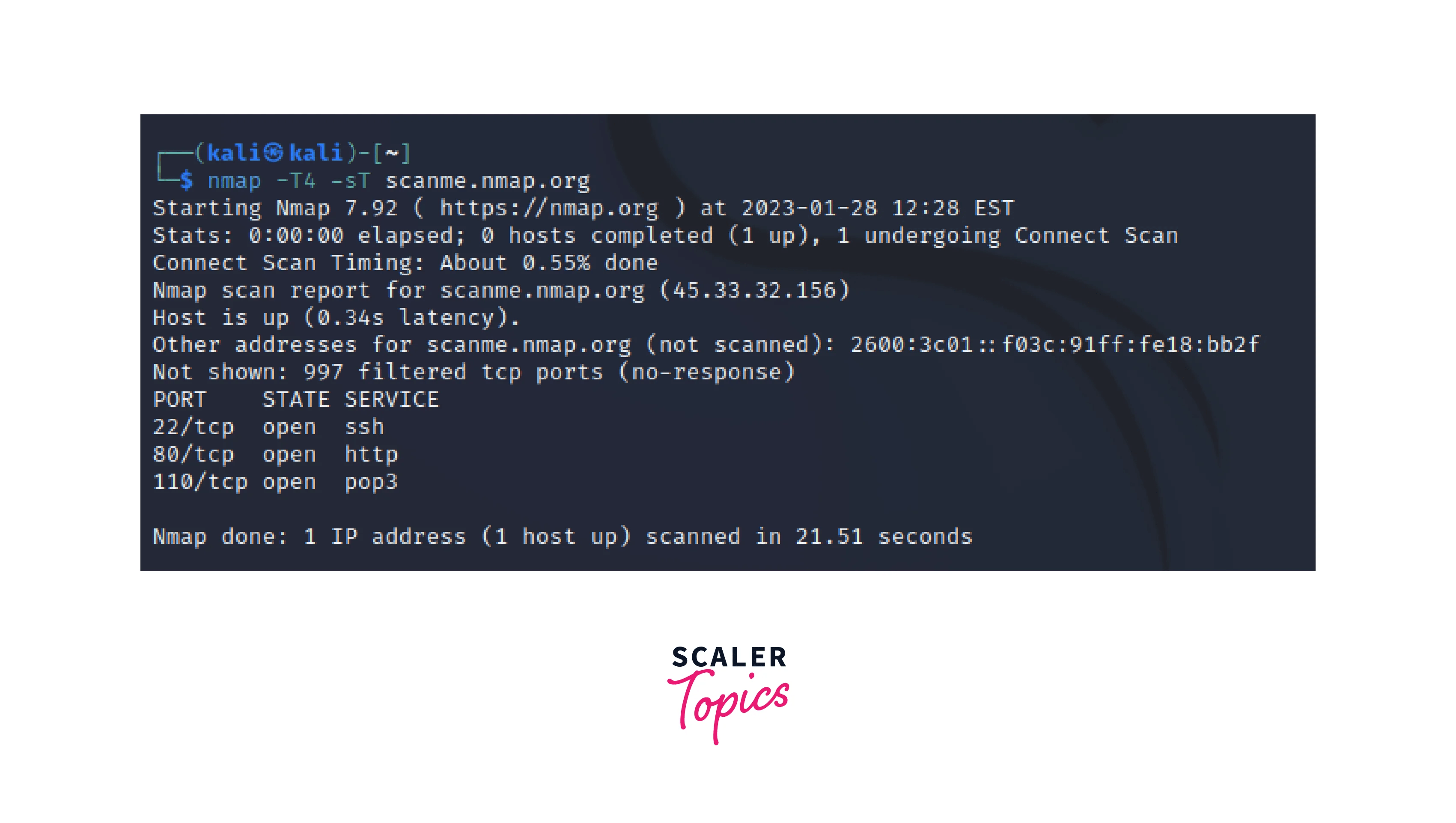 Using Nmap to Scan the Network Scaler Topics