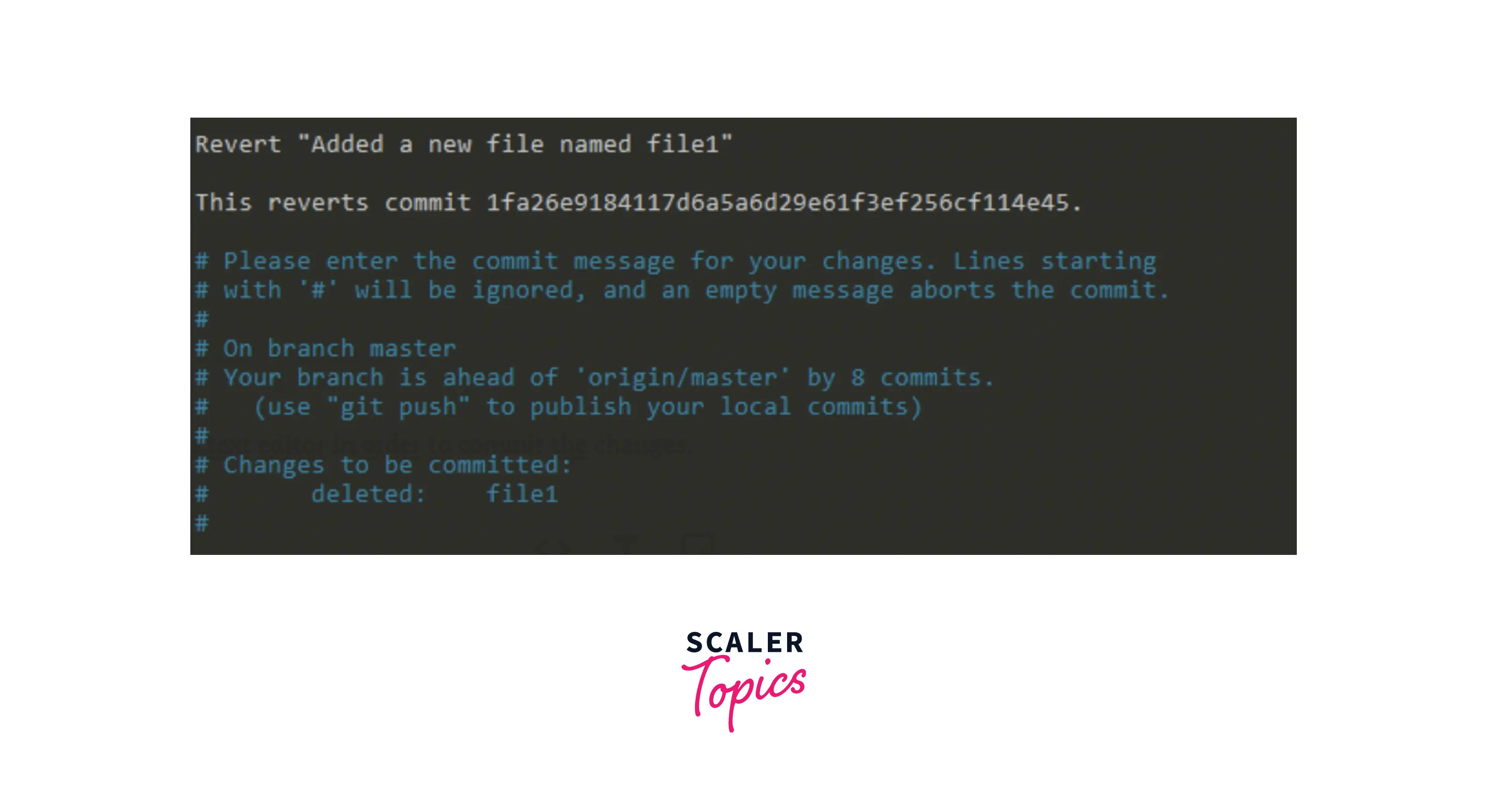 How To Revert Last Git Commit? Scaler Topics