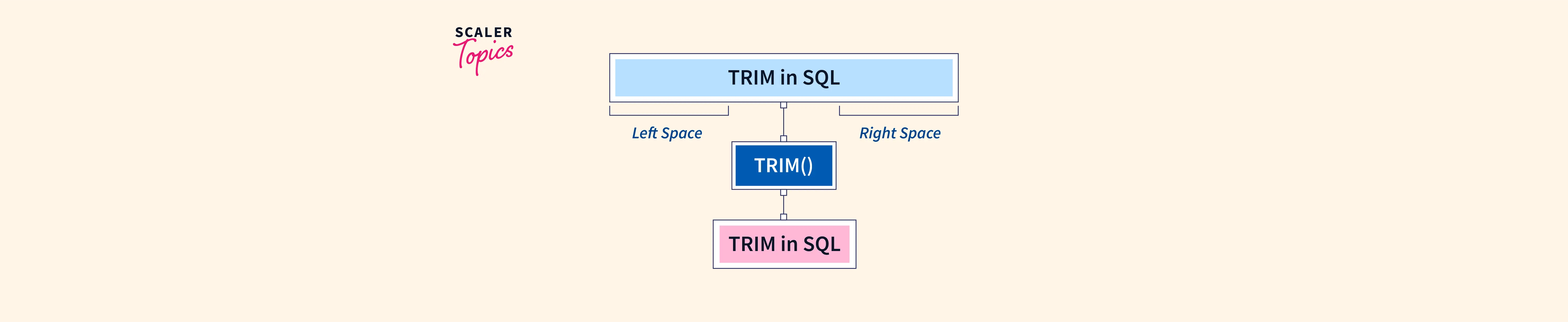 SQL Server TRIM() Function Scaler Topics