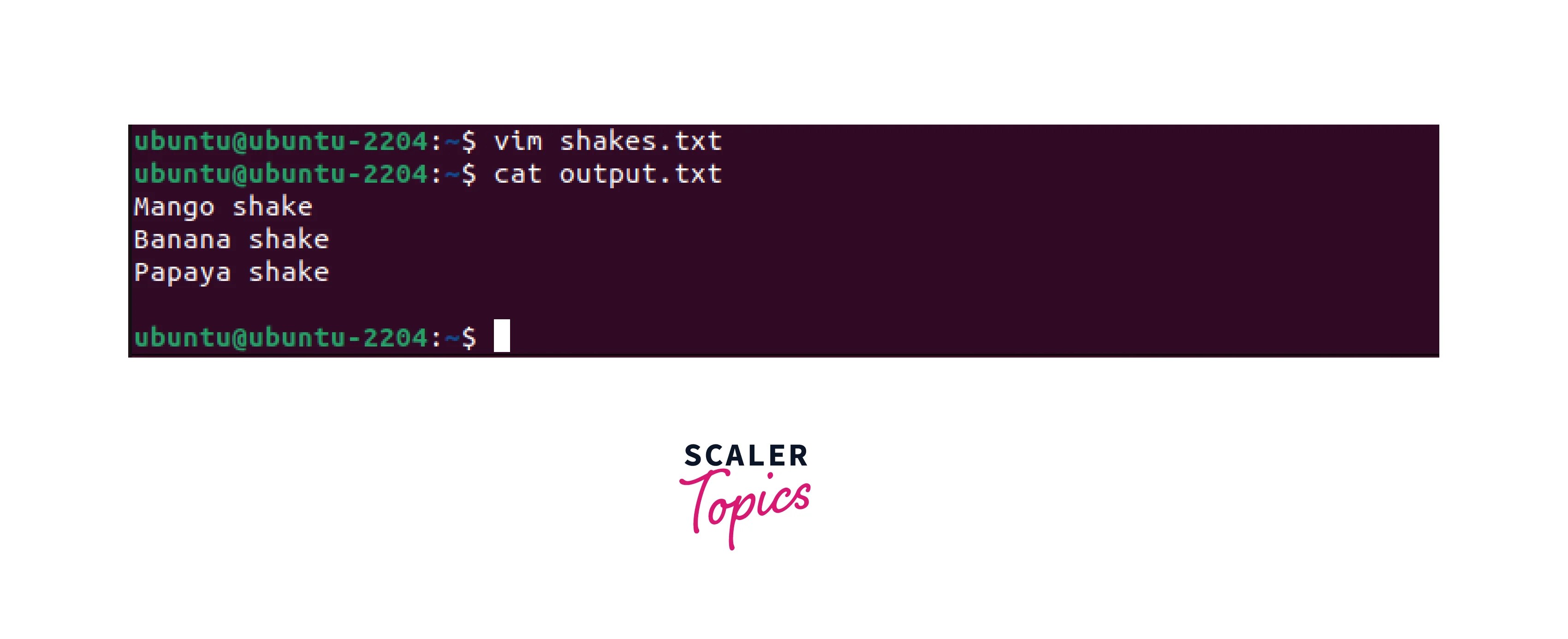 Tee Command in Linux Scaler Topics
