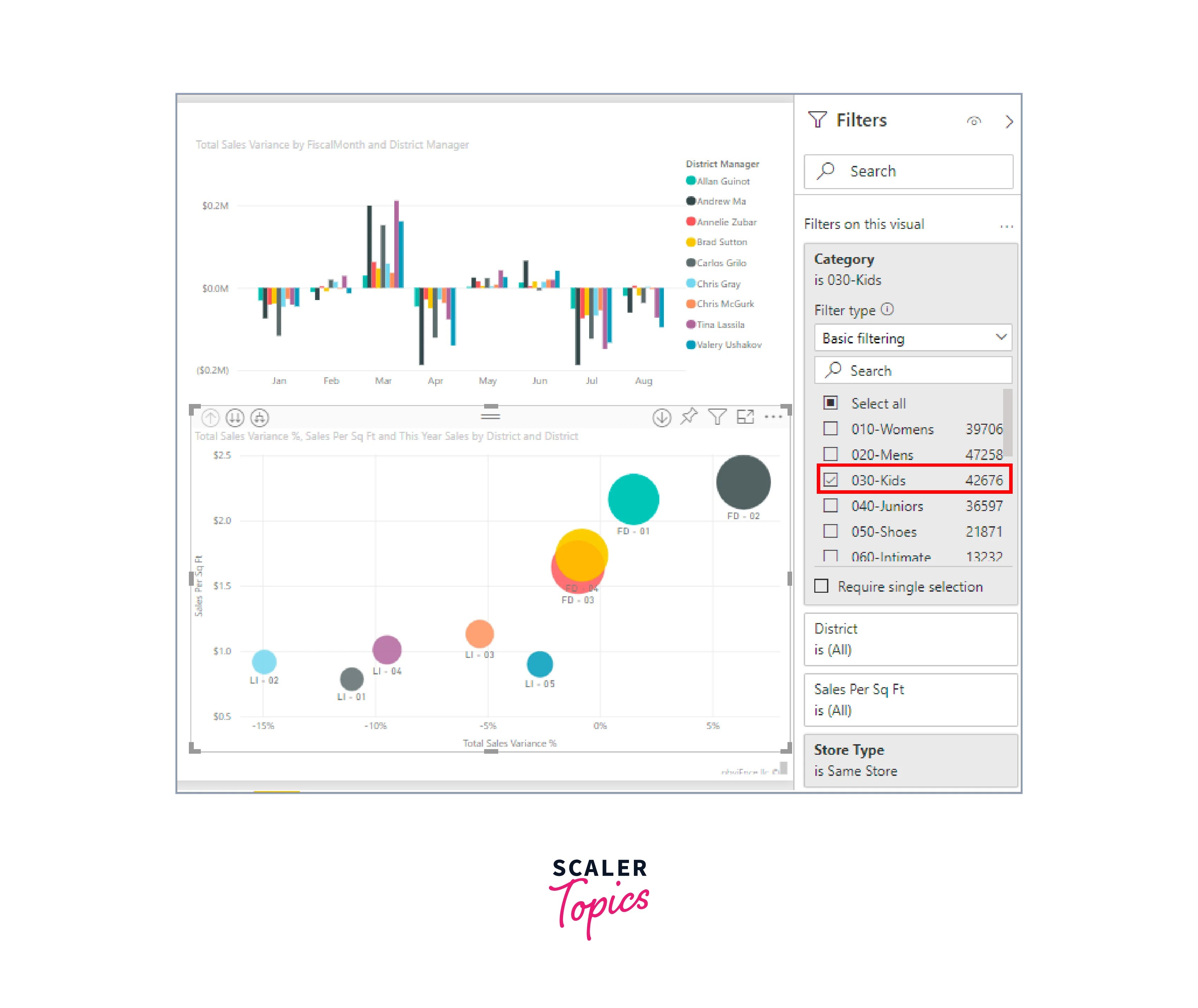 Filters In Power BI Scaler Topics