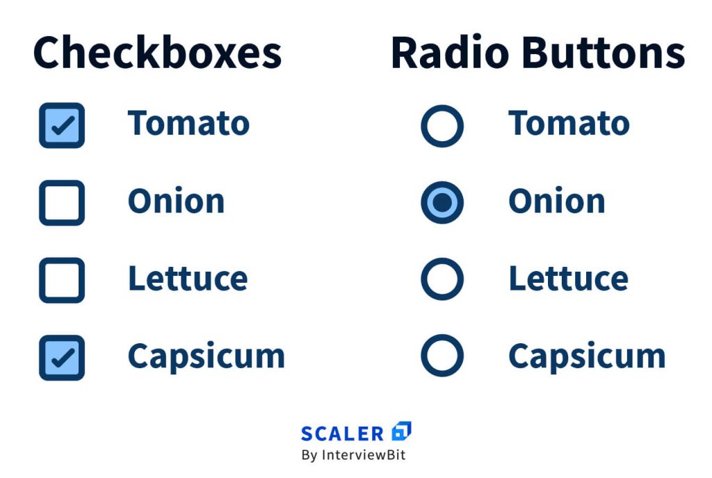 Checkbox in HTML How to Create HTML Checkbox Scaler Topics